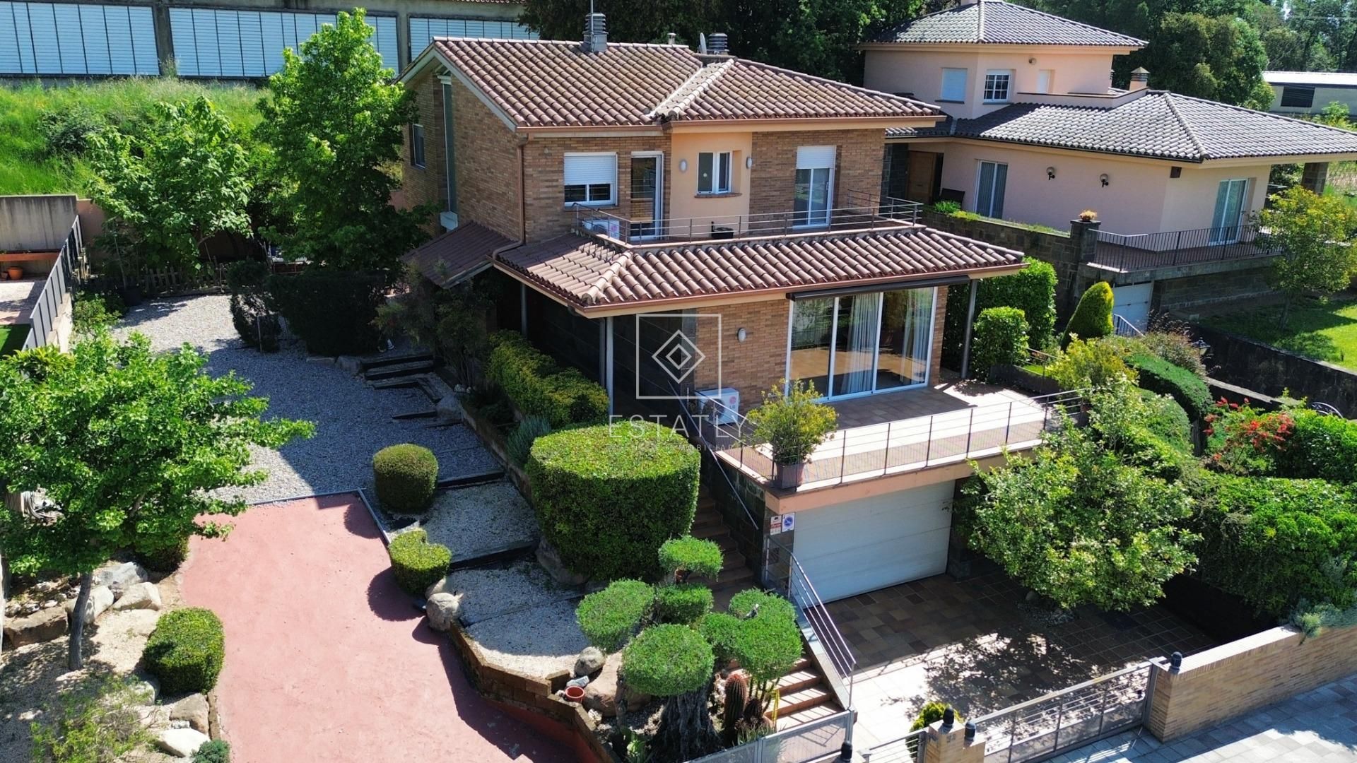 Garden of House or chalet for sale in Santa Coloma de Farners  with Air Conditioner, Heating and Private garden