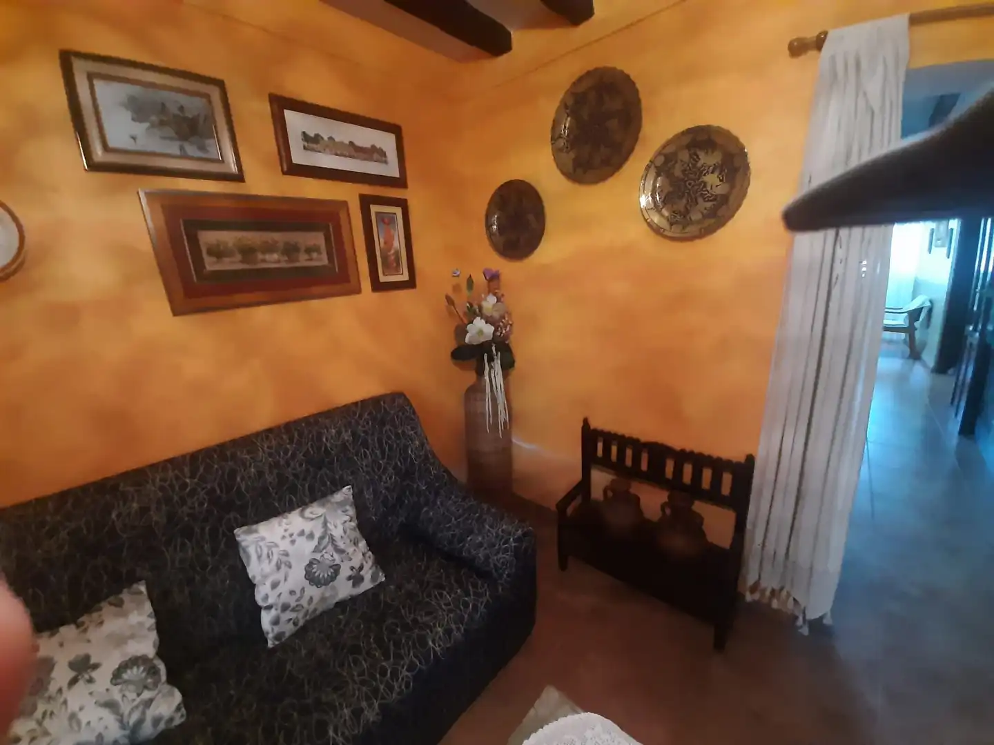 Living room of Houses for sale in Figueroles  with Furnished