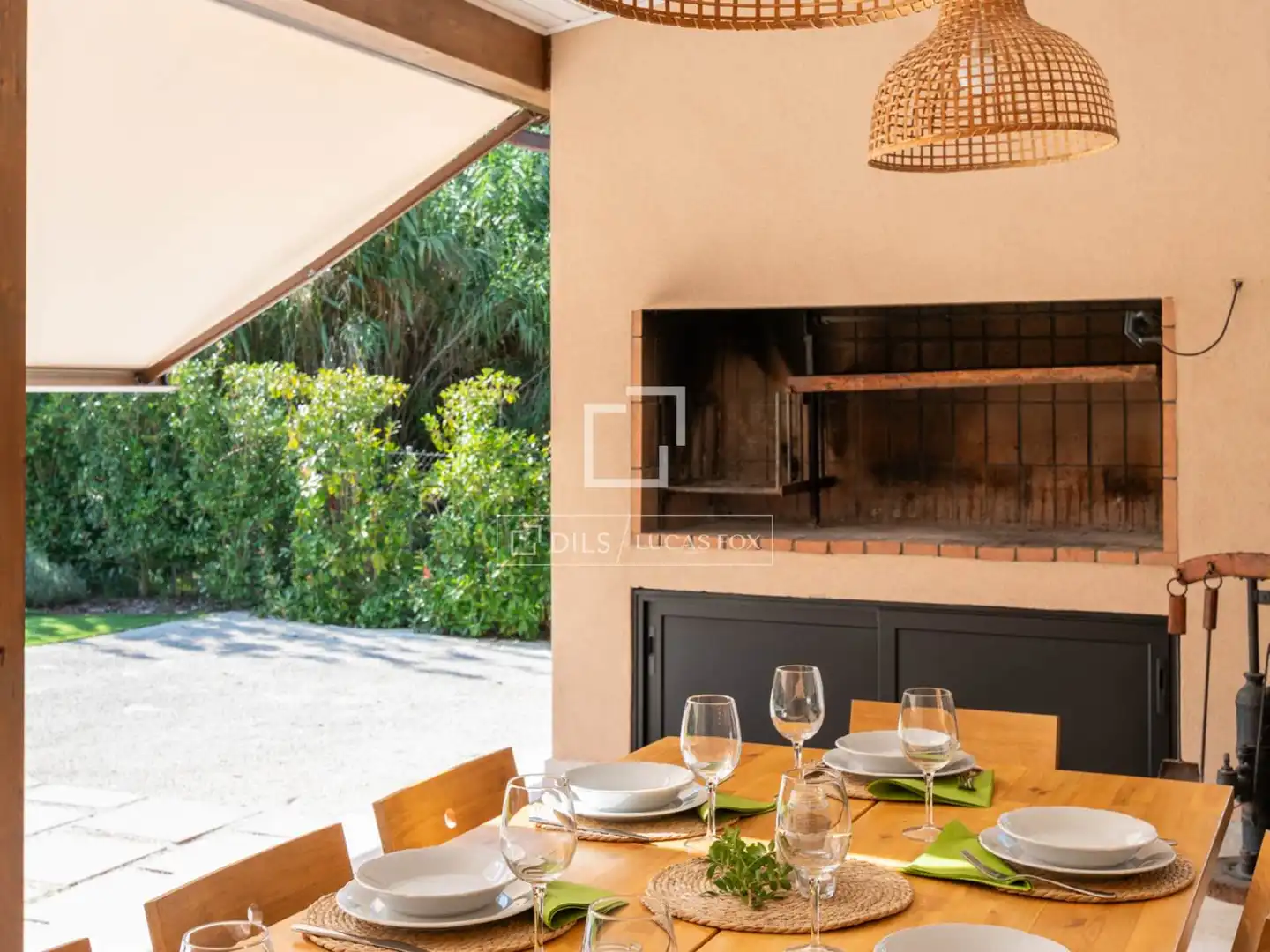 Garden of Houses for sale in Sant Cugat del Vallès  with Air Conditioner, Heating and Private garden