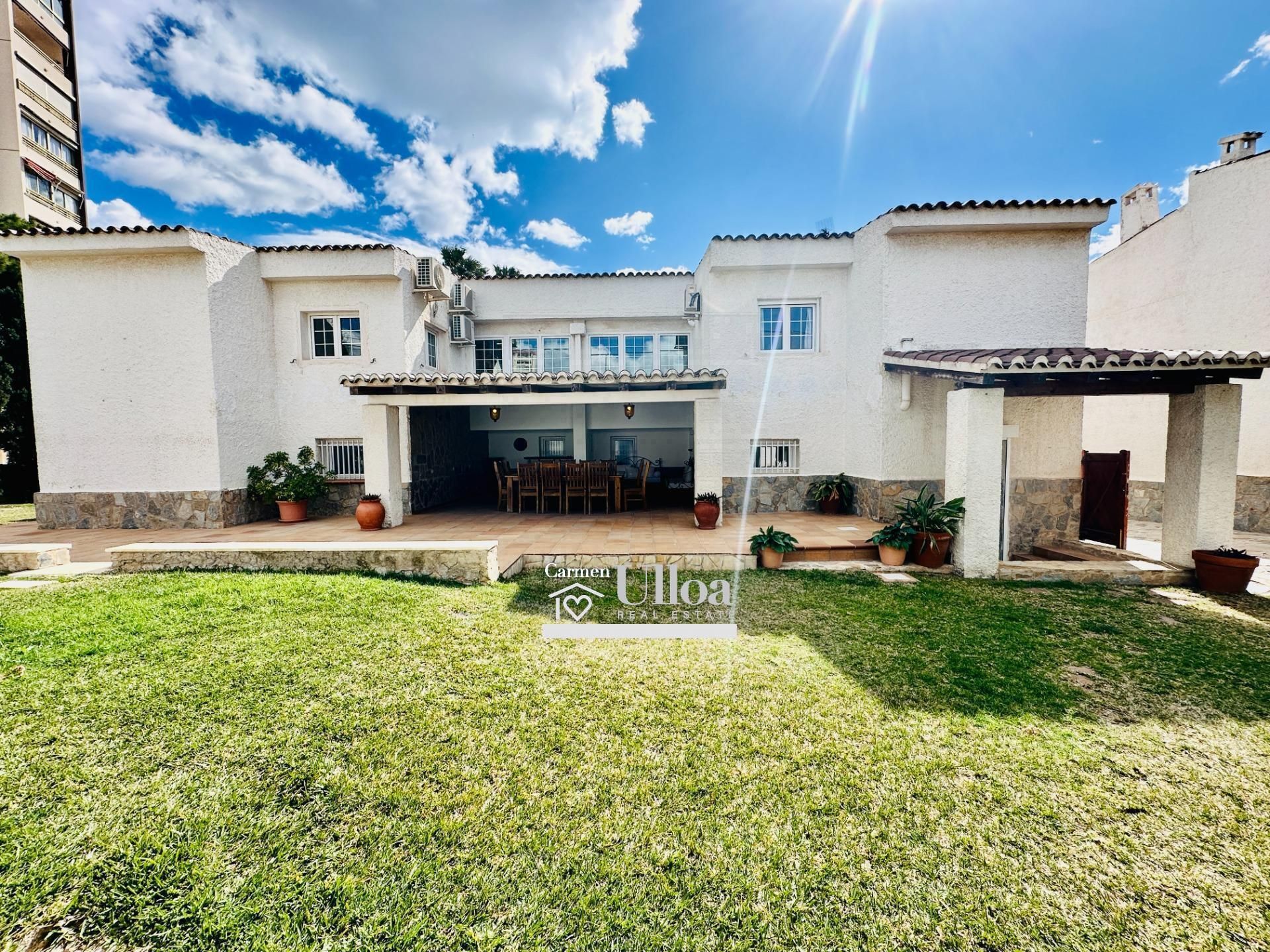 Exterior view of House or chalet for sale in Alicante / Alacant  with Air Conditioner, Heating and Private garden