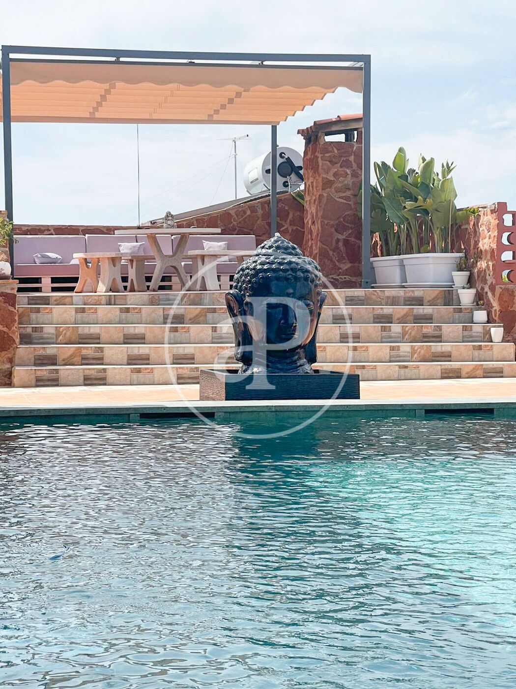 Swimming pool of House or chalet for sale in Torrent  with Air Conditioner, Heating and Private garden