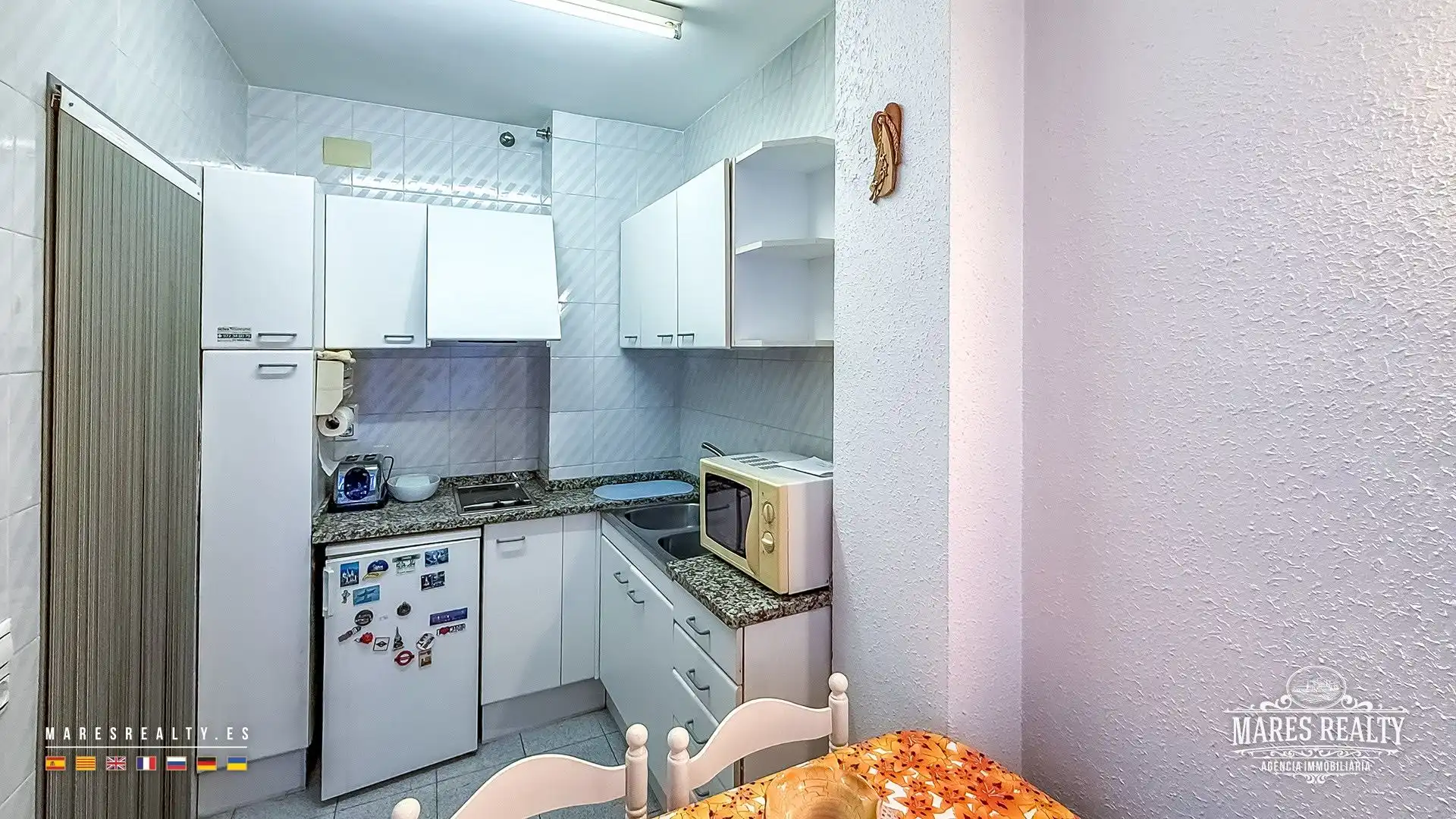 Kitchen of Flat for sale in Lloret de Mar  with Air Conditioner, Heating and Furnished