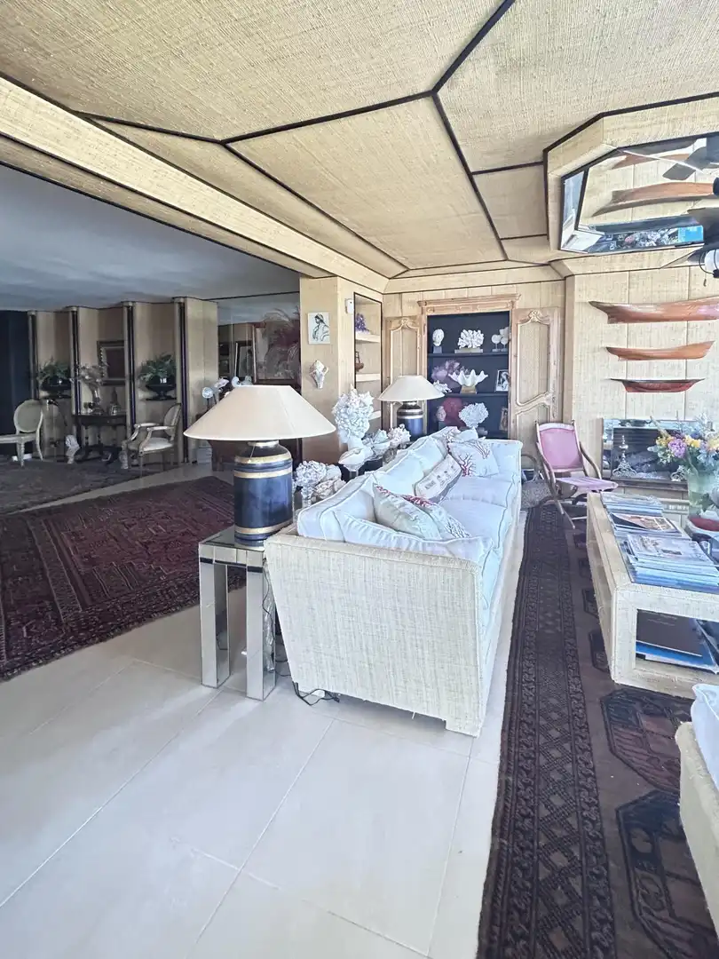 Sala de estar de Ático de alquiler en  Palma de Mallorca con Aire acondicionado, Calefacción y Terraza
