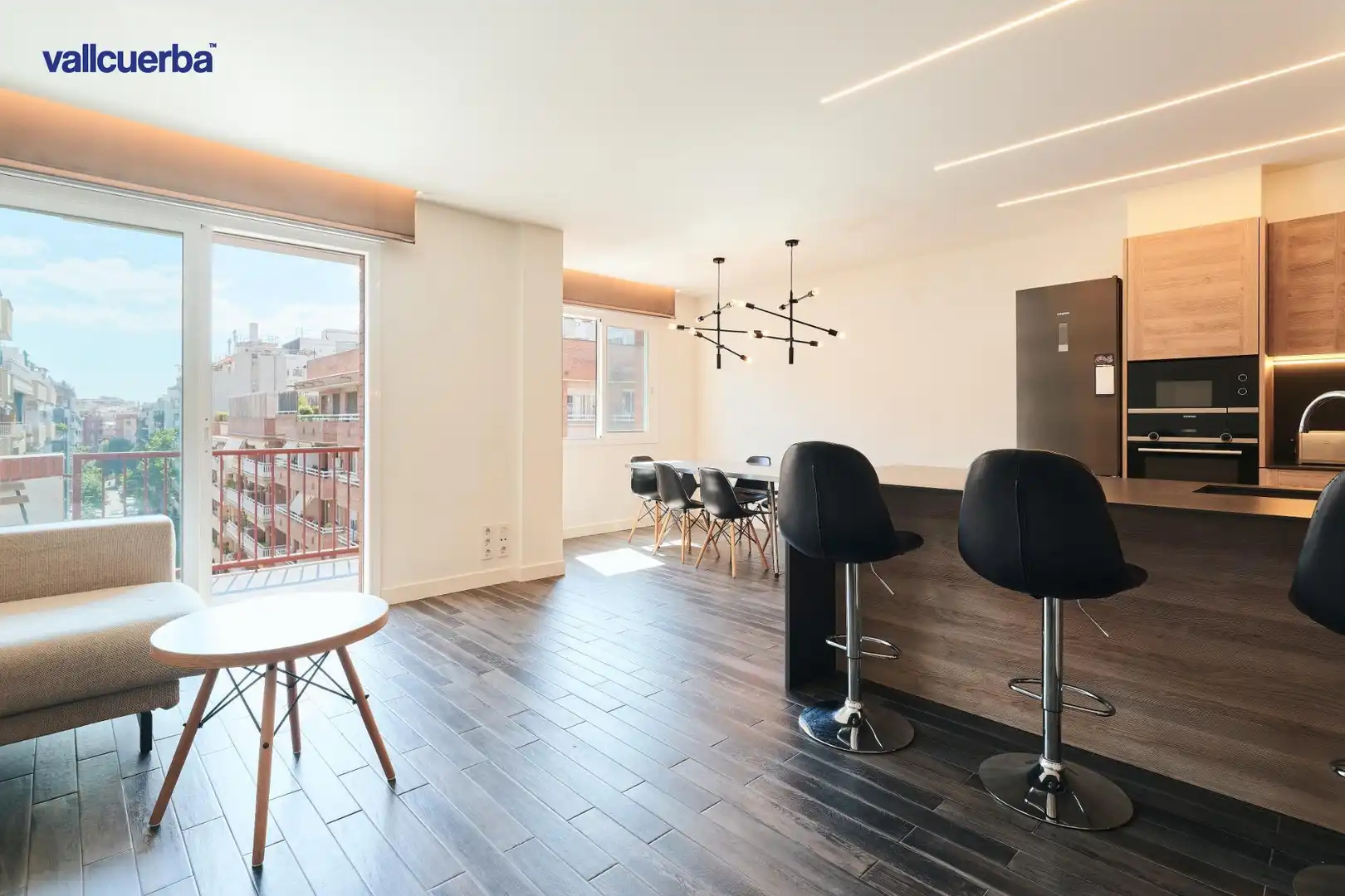 Dining room of Flat for sale in Barcelona  with Air Conditioner, Heating and Balcony