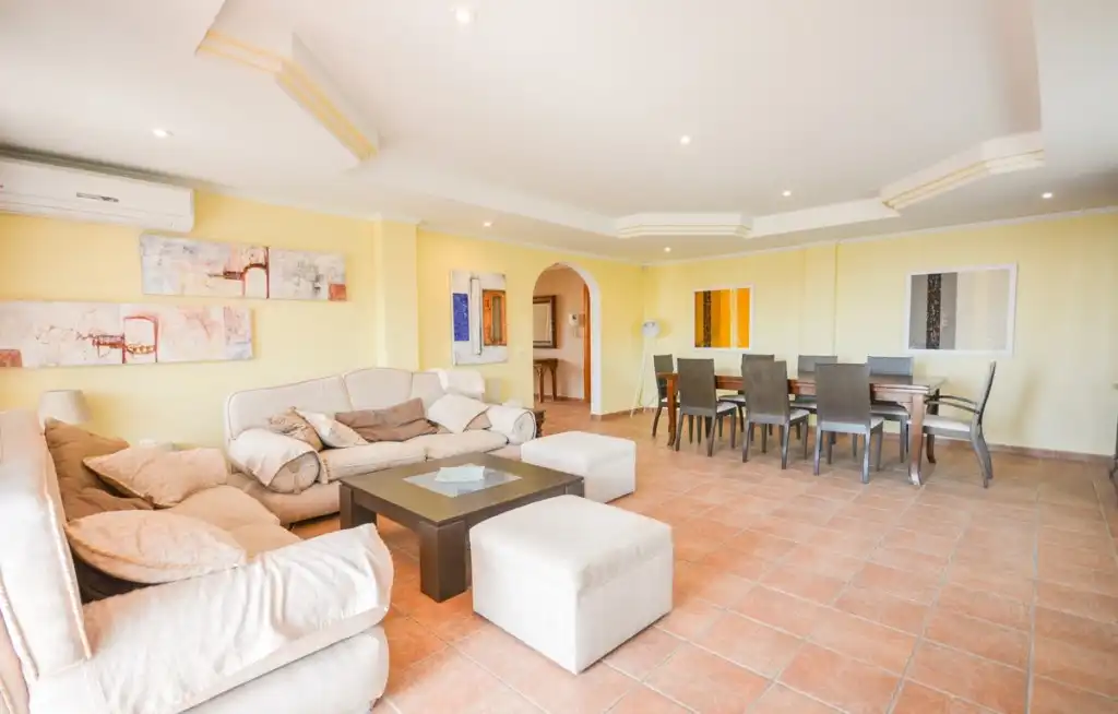 Living room of Houses for sale in Benalmádena  with Air Conditioner, Private garden and Terrace