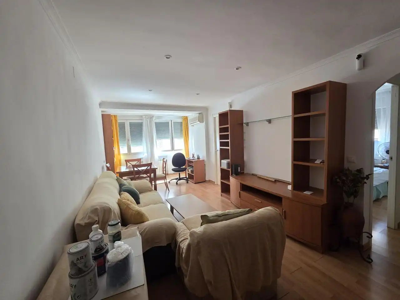 Wohnzimmer von Wohnung zur Miete in Madrid mit Klimaanlage, Heizung und Möbliert