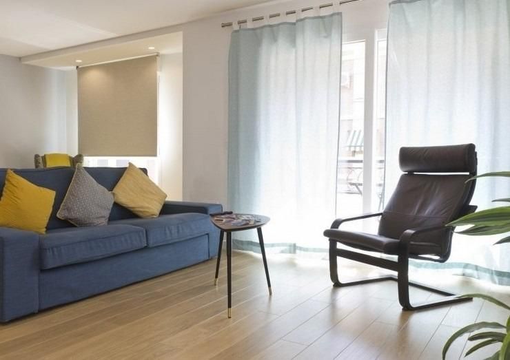 Living room of Flat to rent in Cartagena  with Air Conditioner, Heating and Parquet flooring