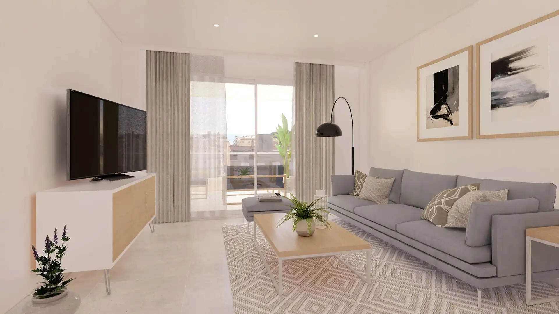 Sala d'estar de Planta baixa en venda en Capdepera amb Aire condicionat, Terrassa i Moblat
