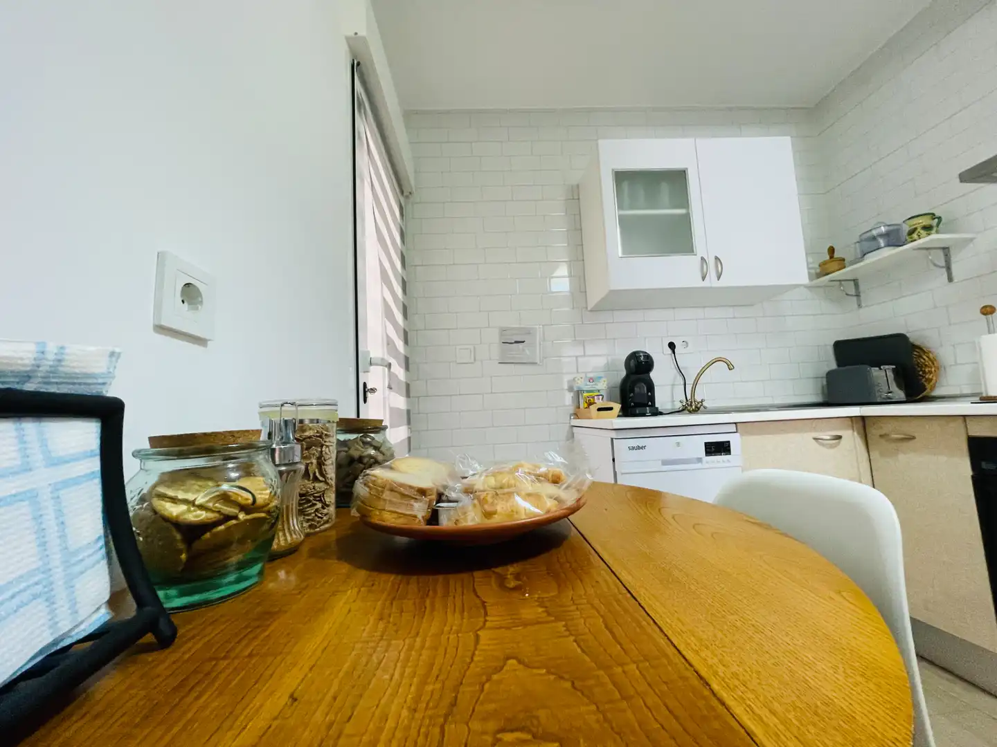 Kitchen of Flat for sale in La Guardia  with Air Conditioner, Heating and Furnished