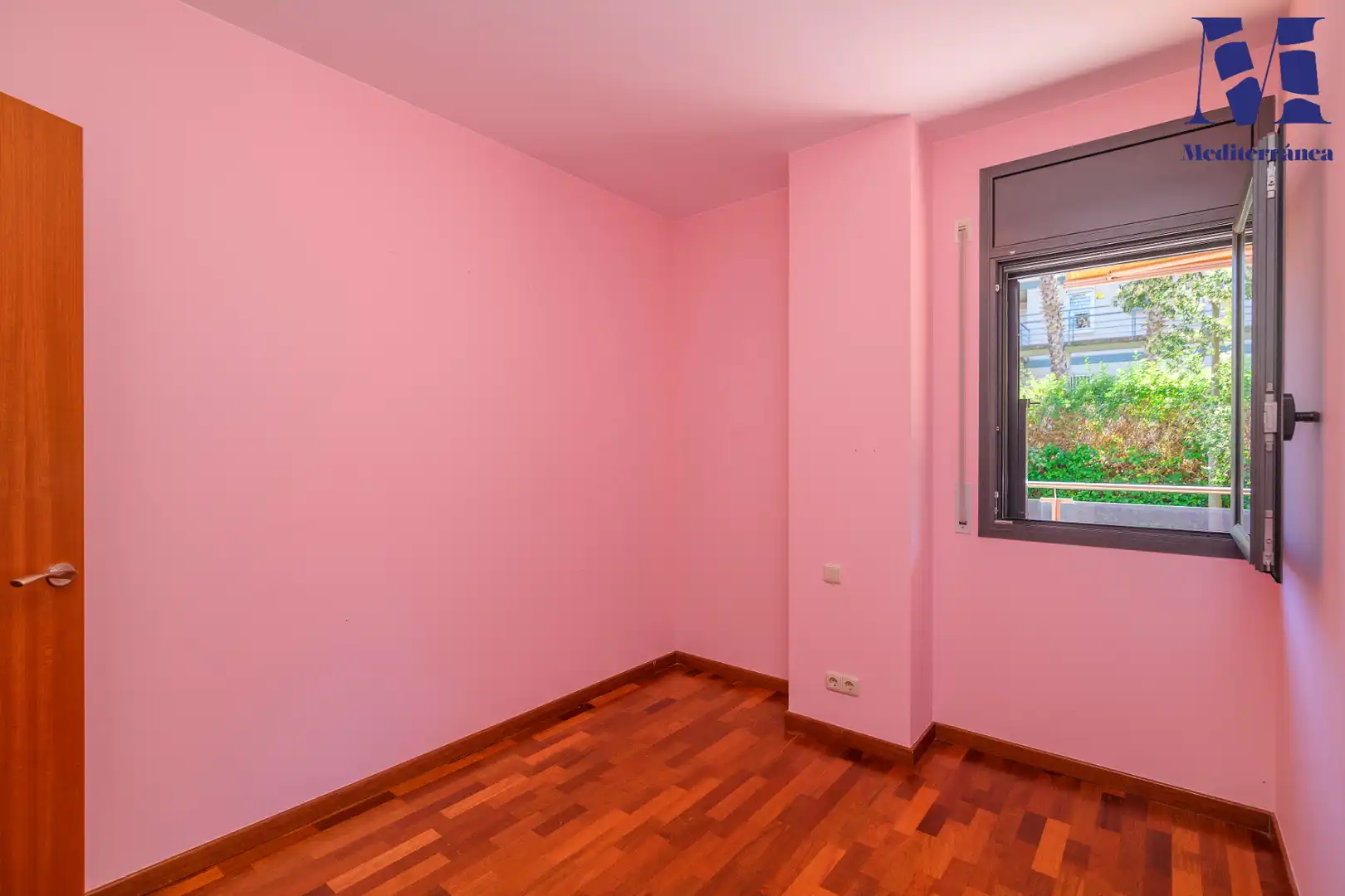 Bedroom of Flat for rent in Castelldefels  with Air Conditioner, Heating and Parquet flooring