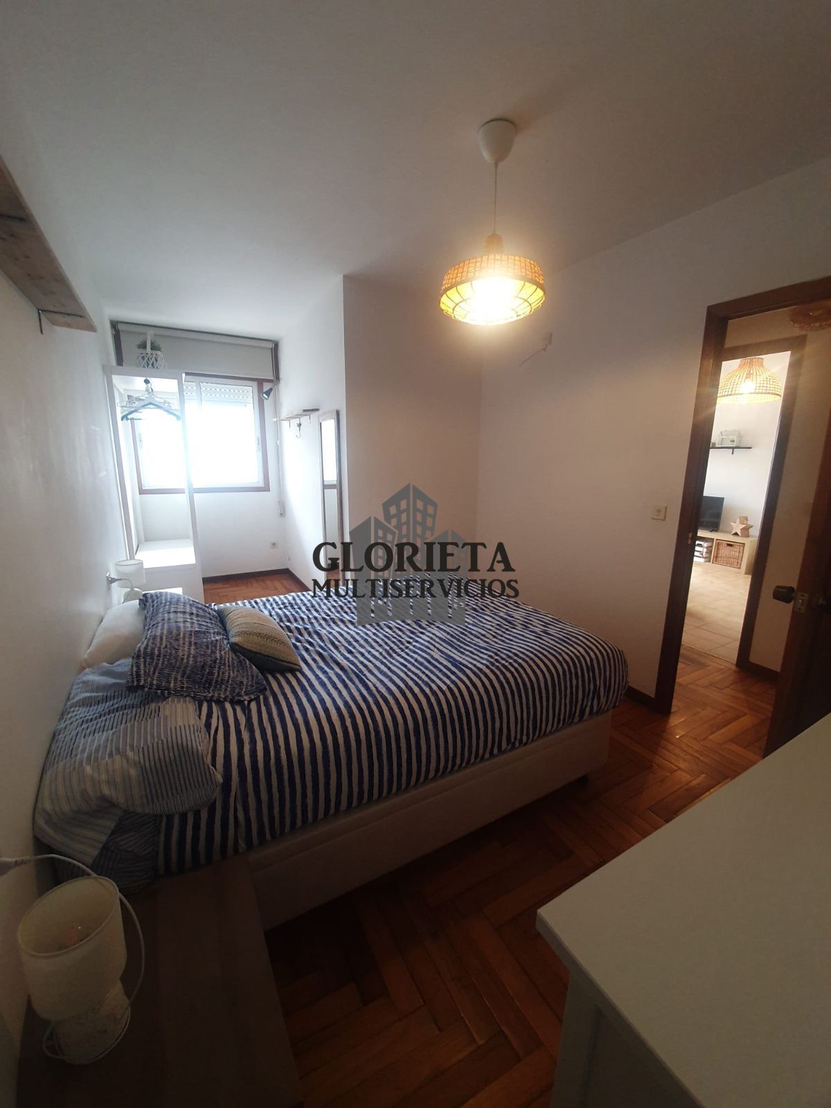 Bedroom of Flat for sale in Nigrán  with Heating, Parquet flooring and Terrace