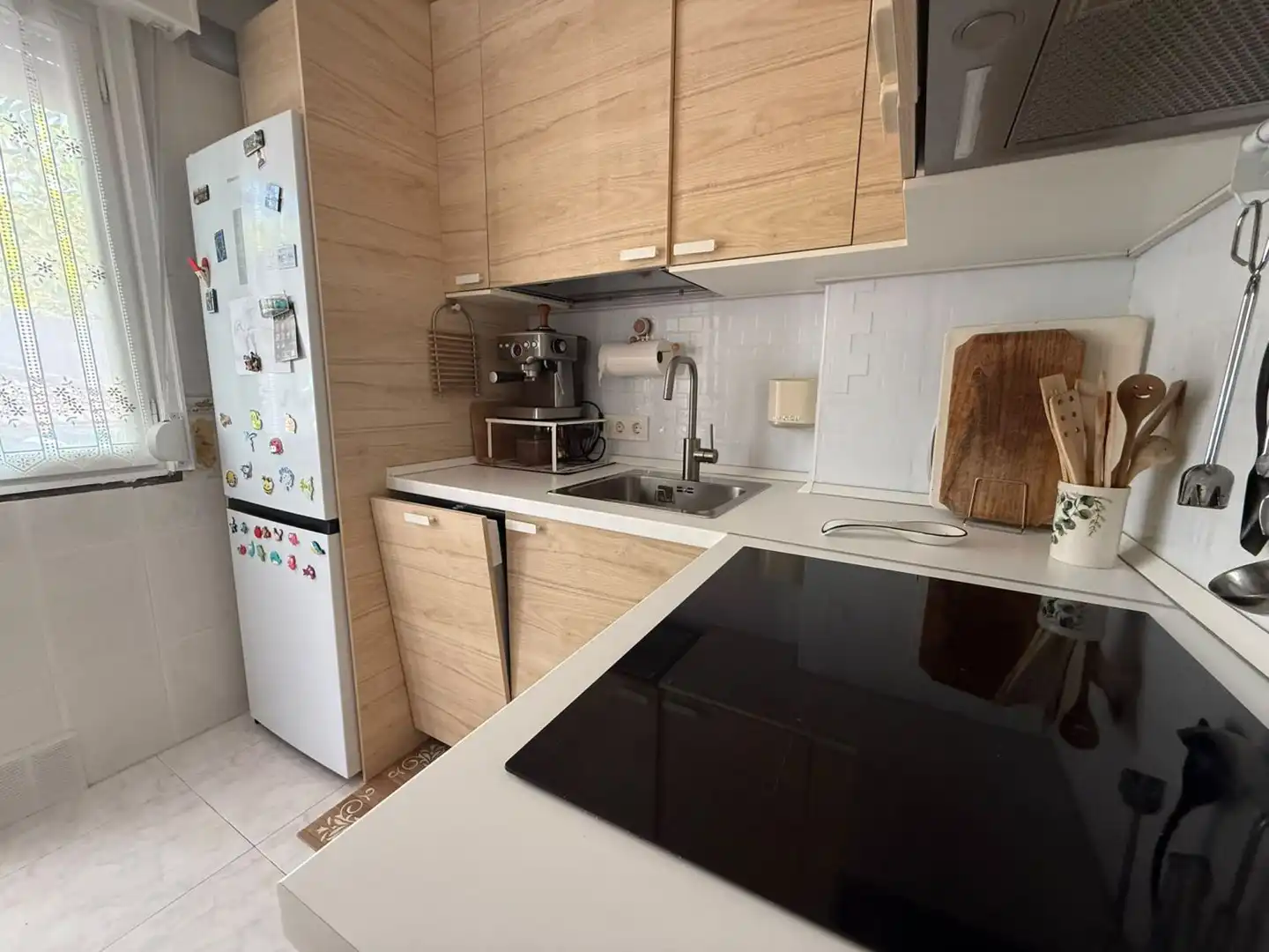 Küche von Wohnung zum Verkauf in Noja mit Heizung, Terrasse und Abstellraum