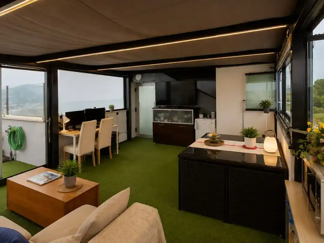 Terrace of Flat for sale in Santander  with Swimming Pool and Balcony
