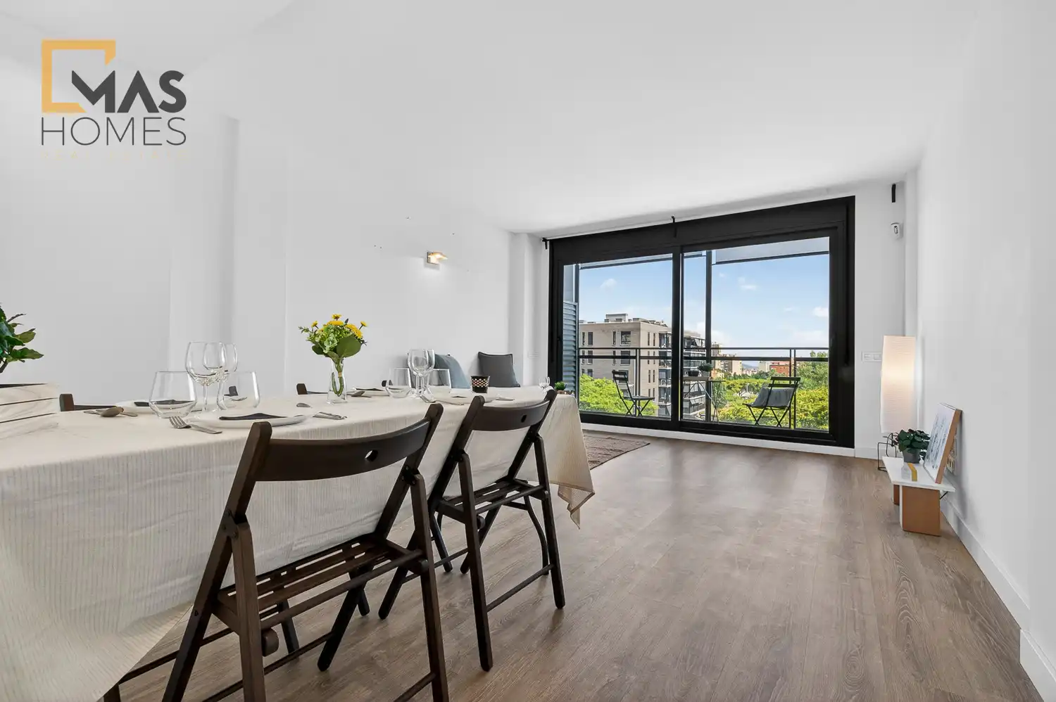 Esszimmer von Maisonette zum Verkauf in Sabadell mit Klimaanlage, Heizung und Parkett