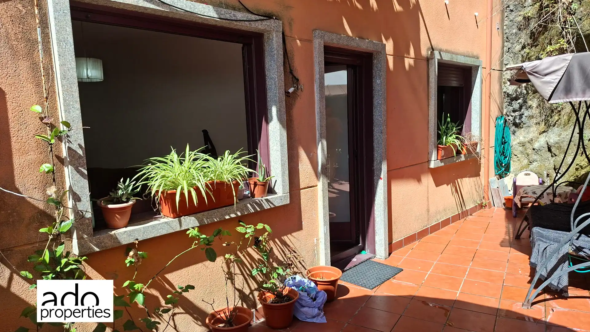 Balcony of Flat for sale in Redondela  with Heating, Furnished and Oven