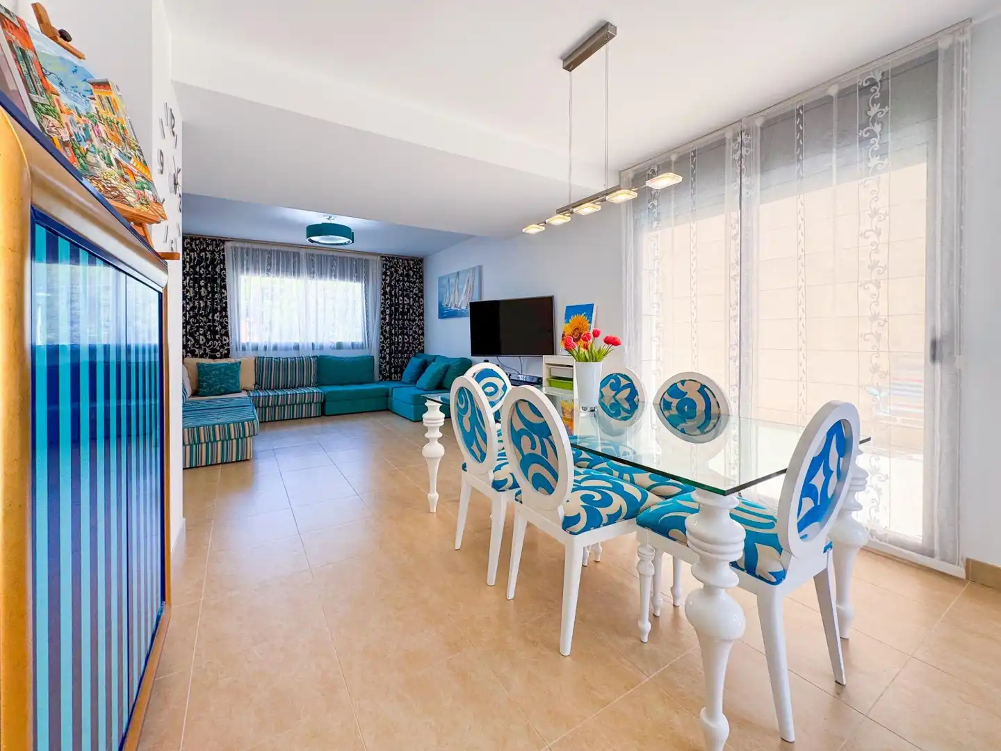 Comedor de Casa o chalet en venta en Torredembarra con Aire acondicionado, Calefacción y Jardín privado