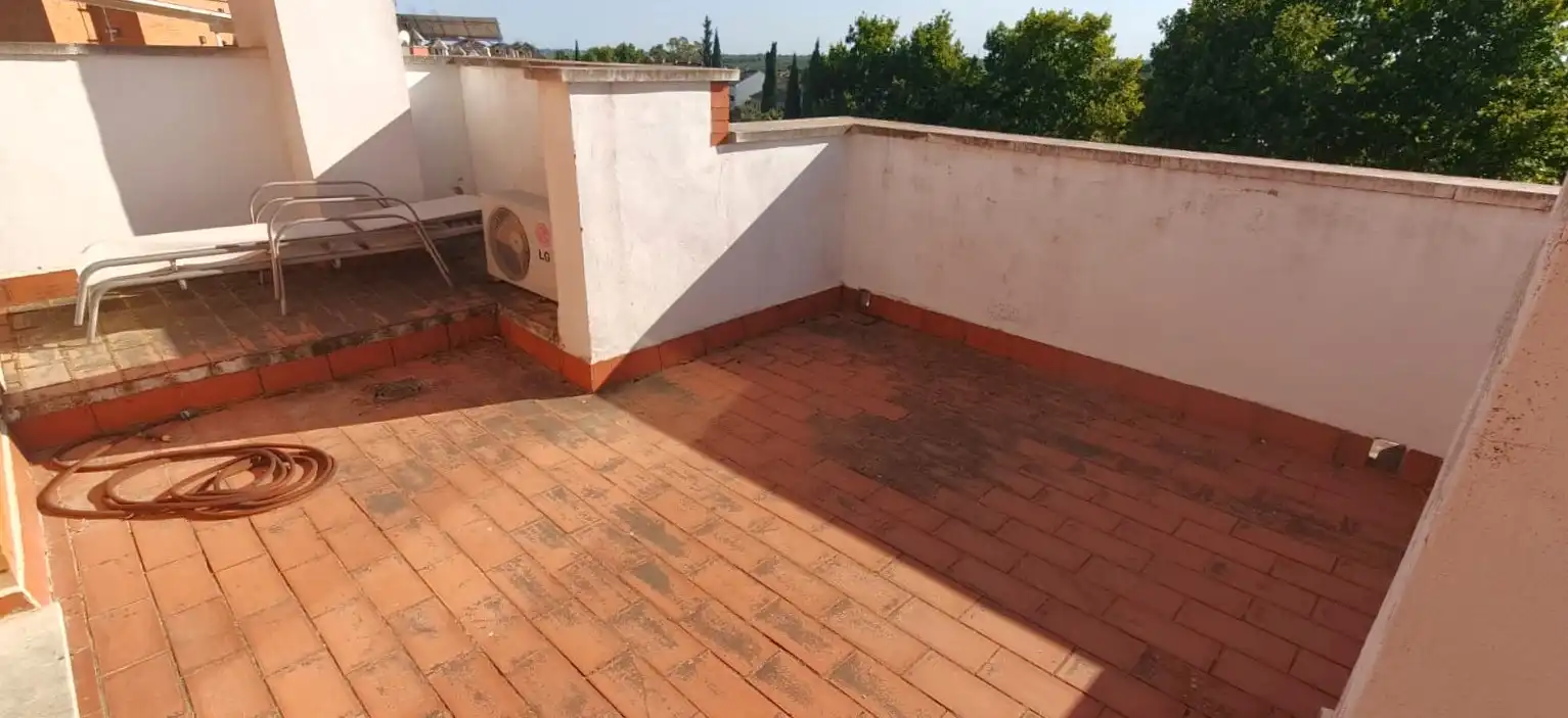 Terrassa de Casa adosada en venda en Bormujos amb Aire condicionat, Calefacció i Terrassa