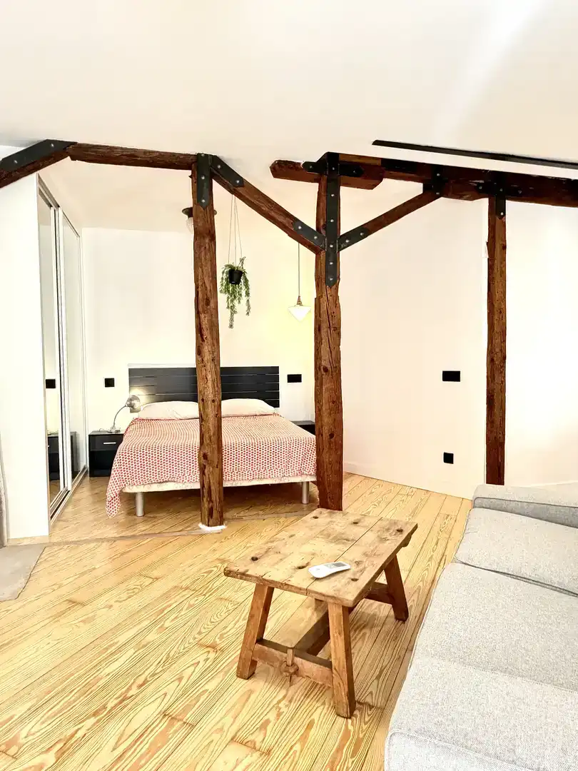 Bedroom of Study for rent in  Madrid Capital  with Air Conditioner and Balcony