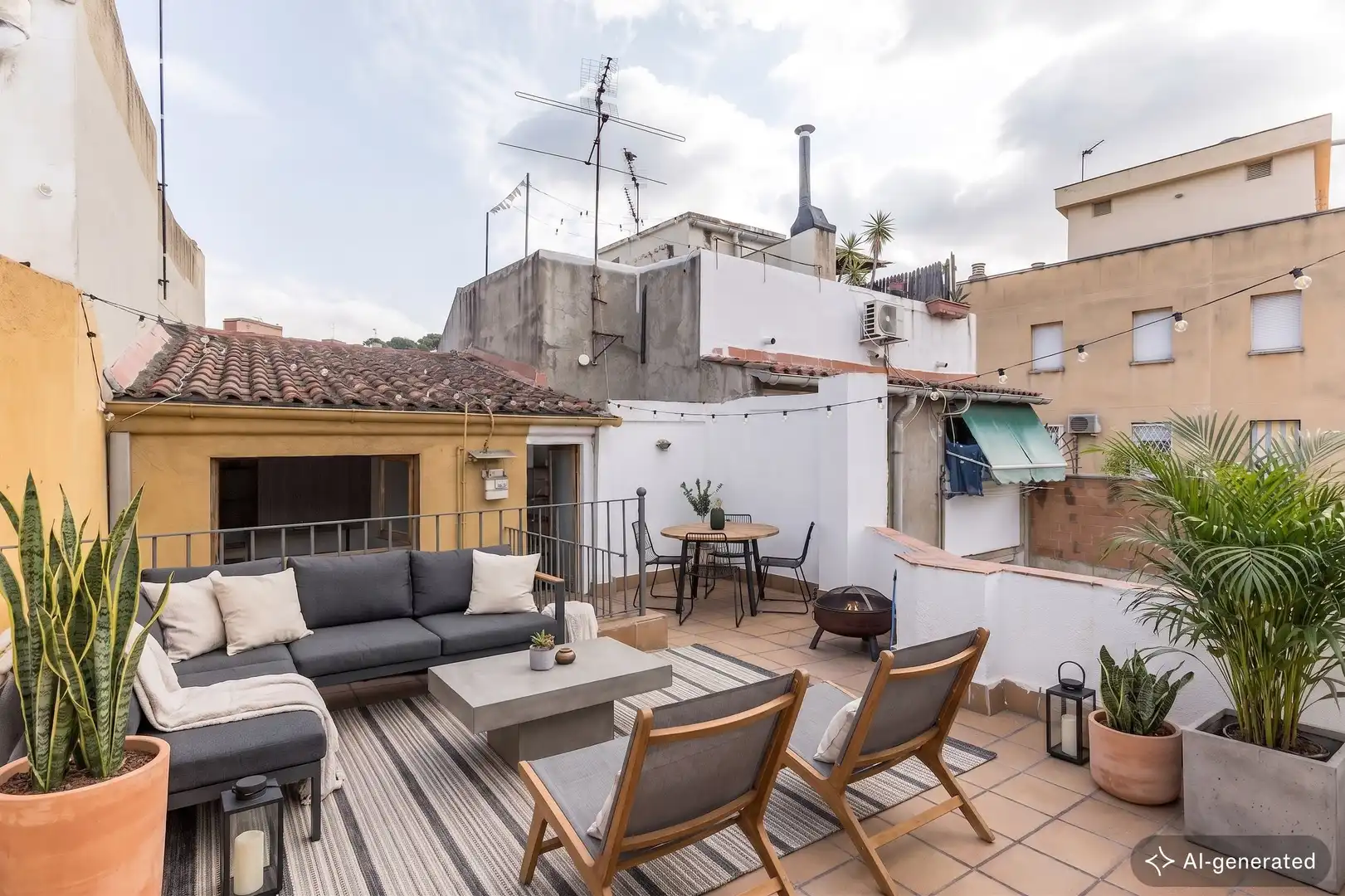 Terrassa de Casa adosada en venda en Barcelona amb Calefacció i Terrassa