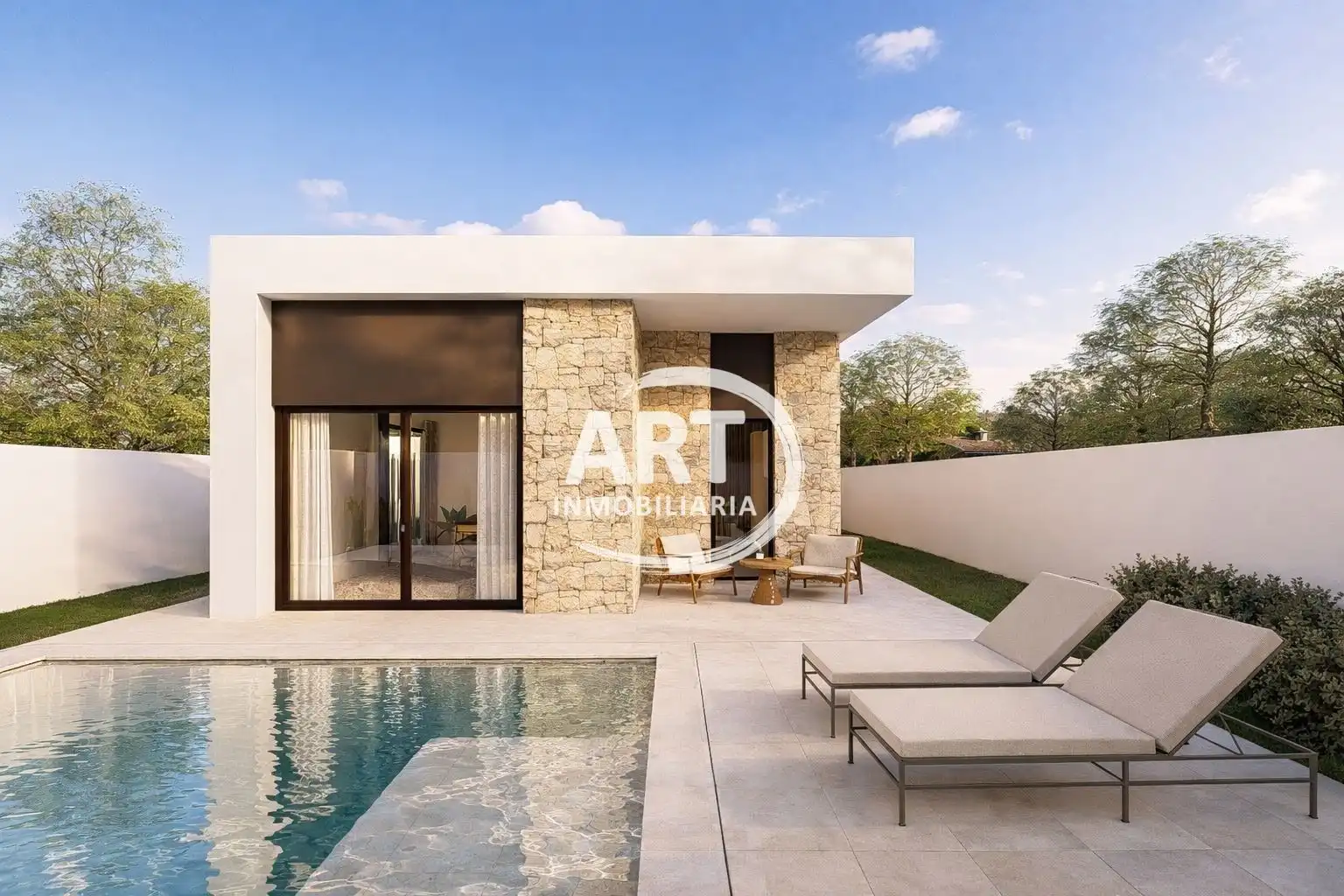 Jardín de Casa o chalet en venta en La Pobla de Vallbona con Aire acondicionado, Calefacción y Jardín privado