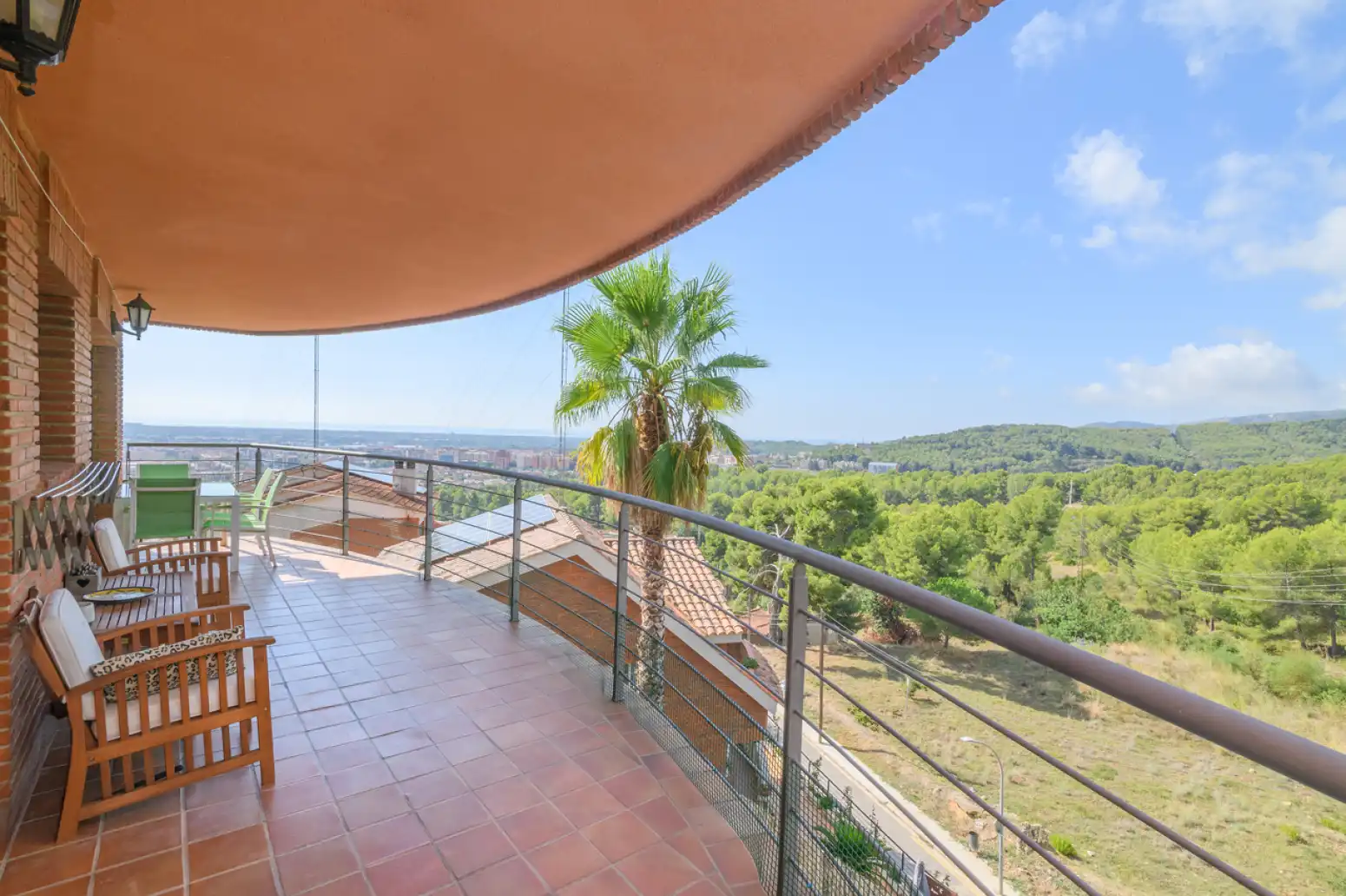 Terraza de Casa o chalet de alquiler en Viladecans con Terraza, Piscina y Balcón