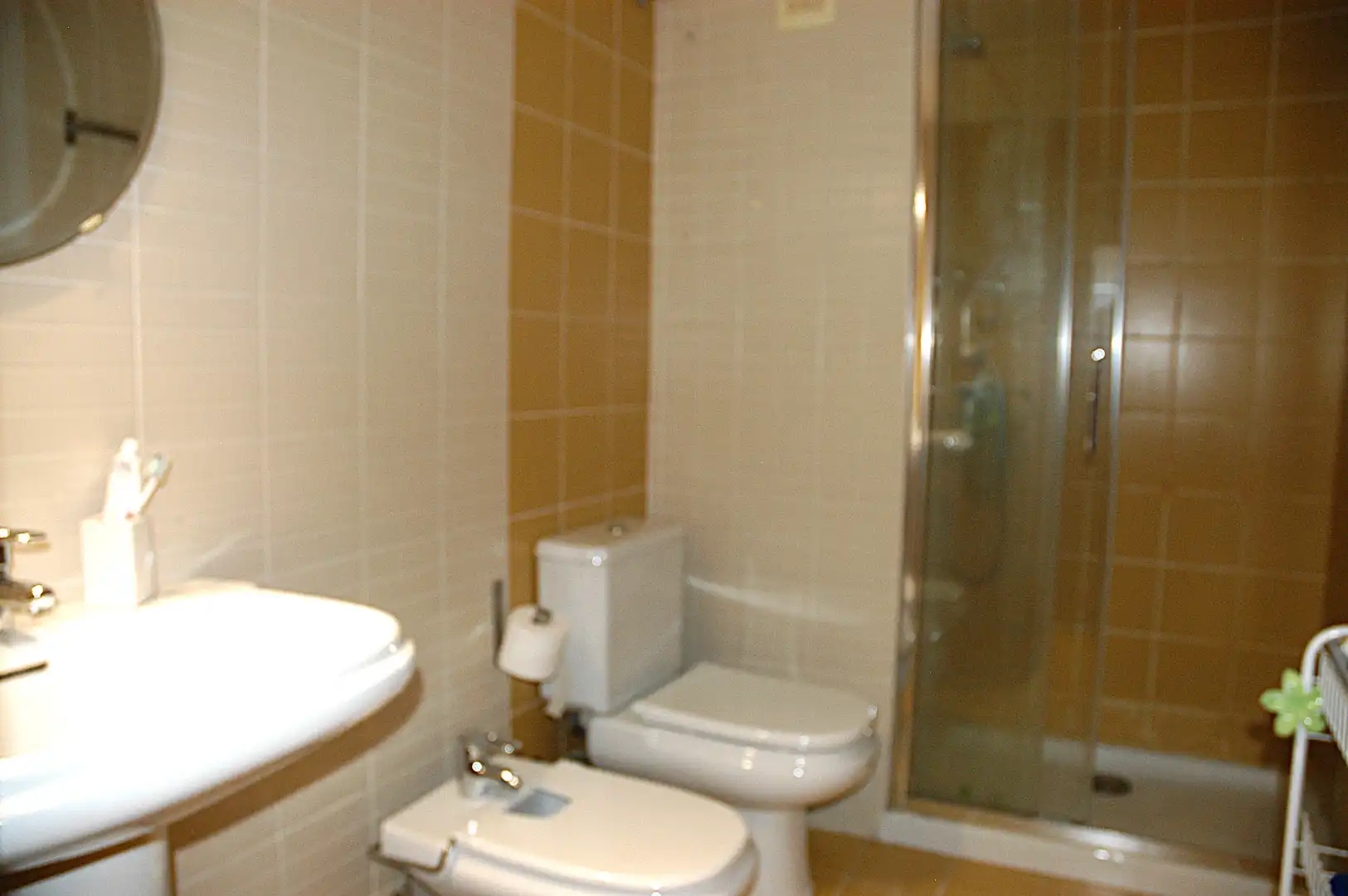 Baño de Piso de alquiler en Murcia con Aire acondicionado, Calefacción y Parquet