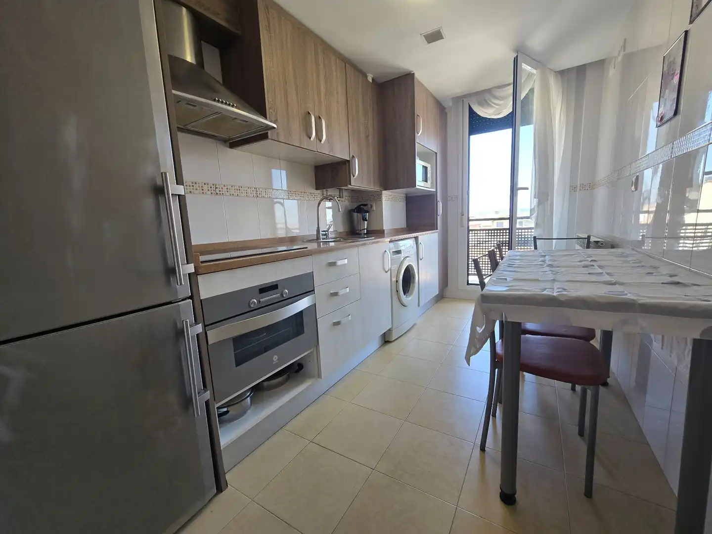 Cocina de Dúplex de alquiler en Arrúbal con Calefacción, Terraza y Amueblado