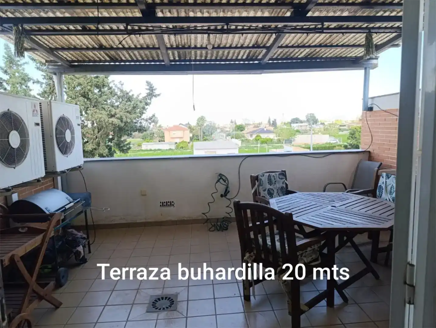 Terraza de Dúplex en venta en Murcia con Aire acondicionado, Trastero y Amueblado