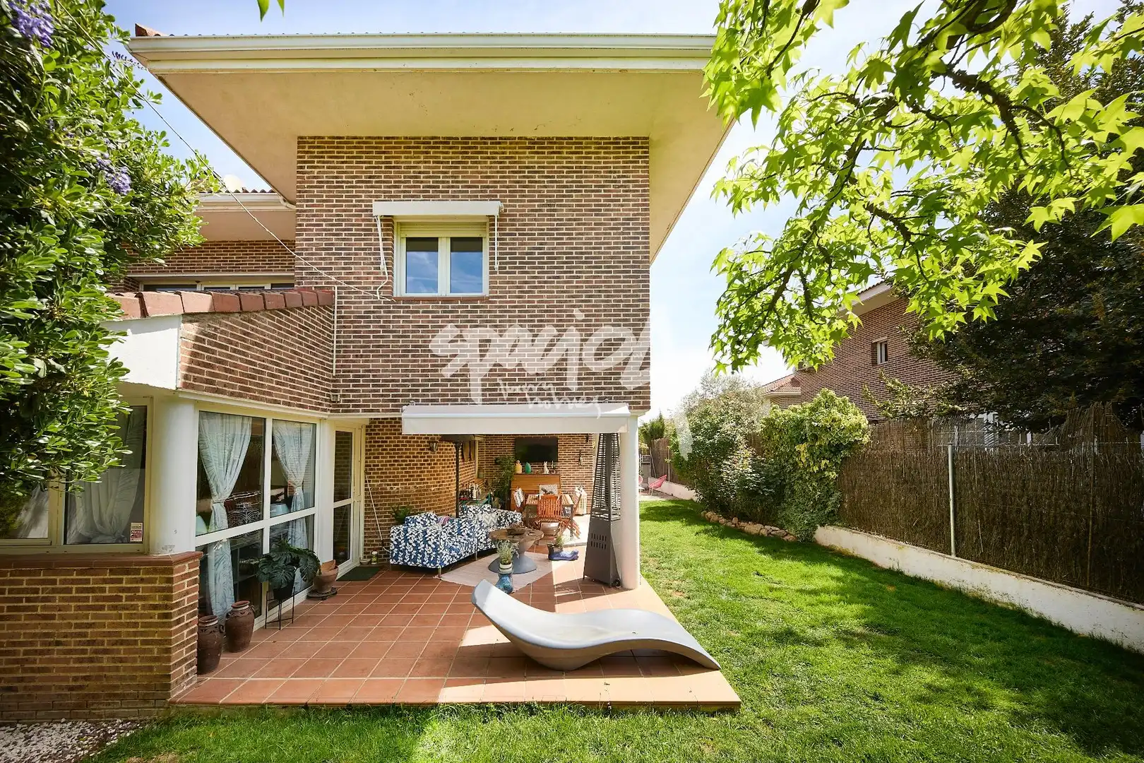 Terrassa de Casa o xalet de lloguer en Villanueva de la Cañada amb Calefacció, Jardí privat i Parquet