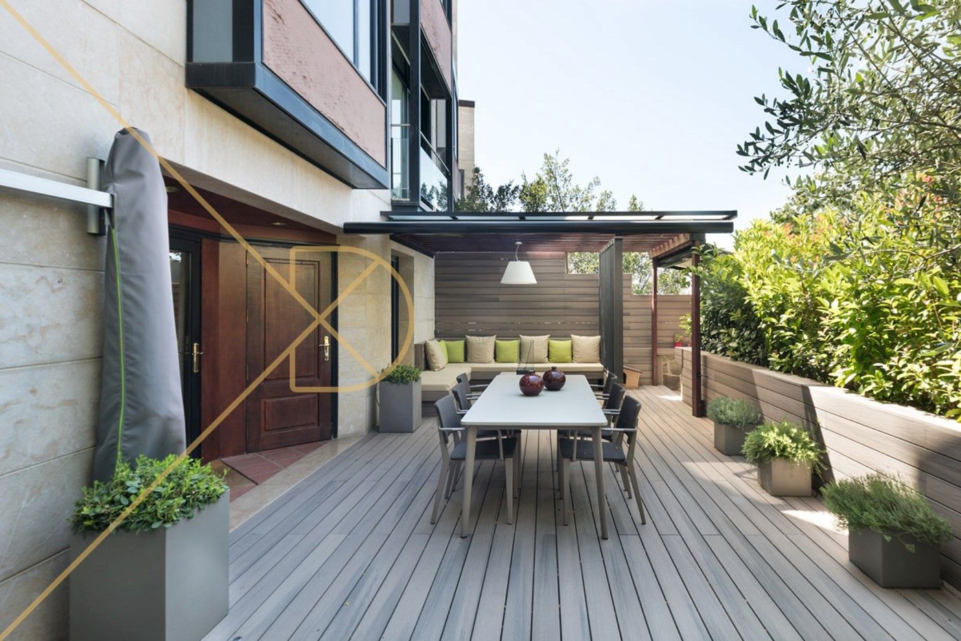 Terraza de Casa o chalet en venta en  Barcelona Capital con Aire acondicionado, Calefacción y Parquet