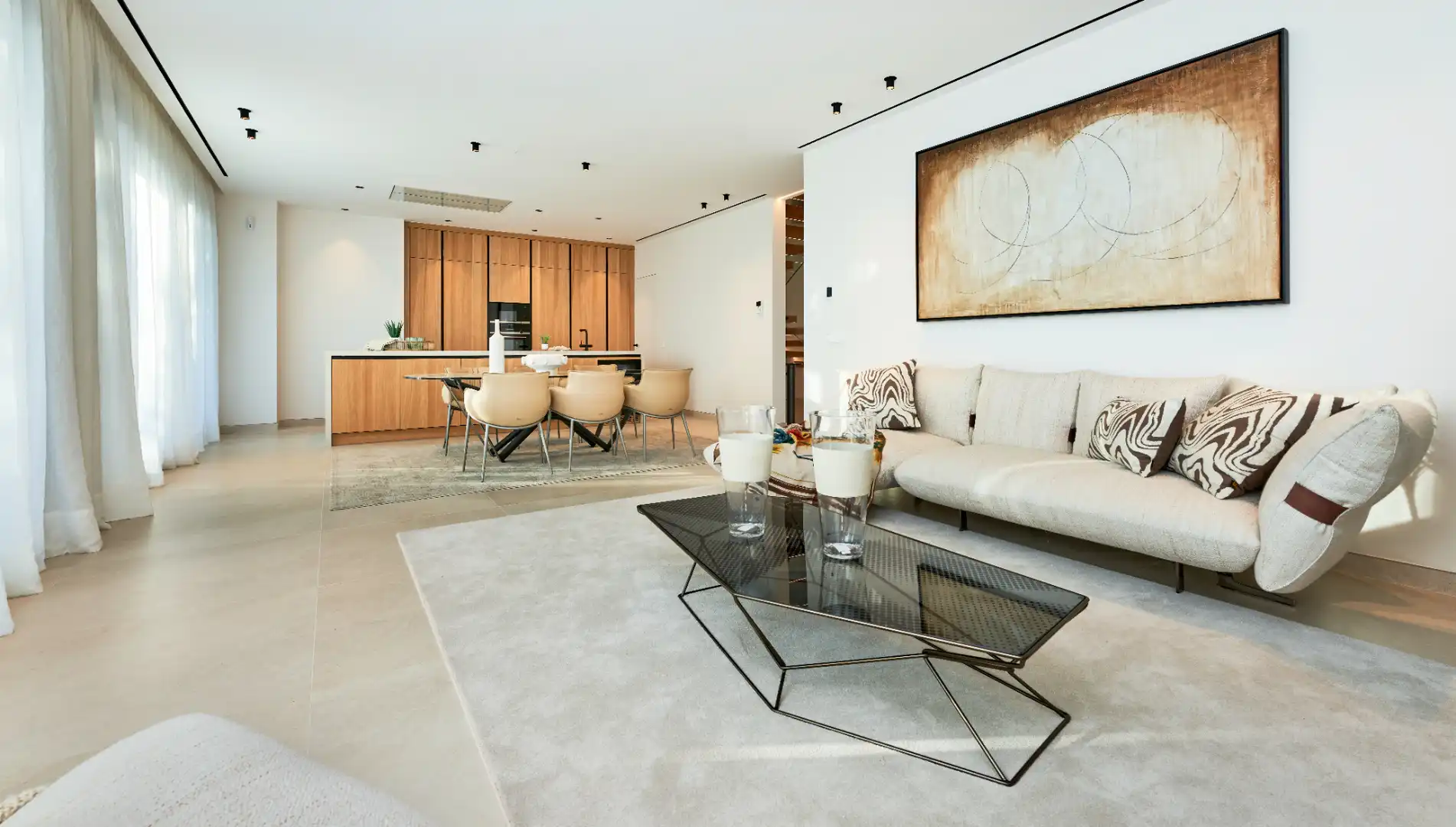 Sala de estar de Casa o chalet en venta en  Palma de Mallorca con Aire acondicionado, Calefacción y Jardín privado