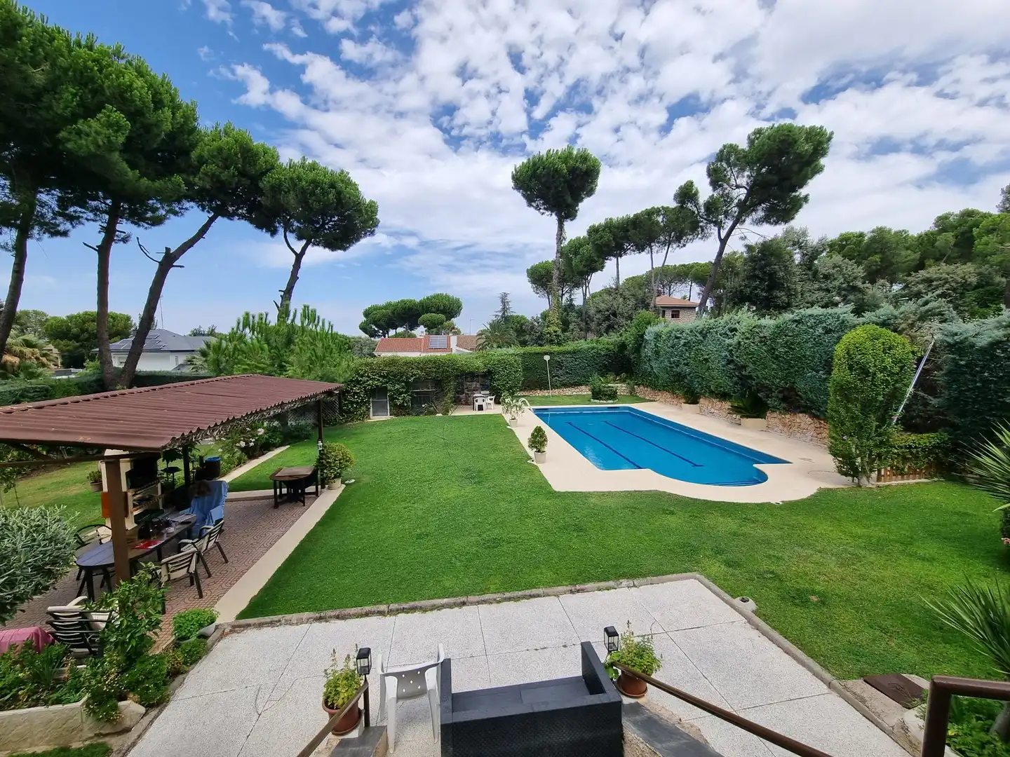 Piscina de Casa o xalet en venda en Boadilla del Monte amb Calefacció, Jardí privat i Terrassa