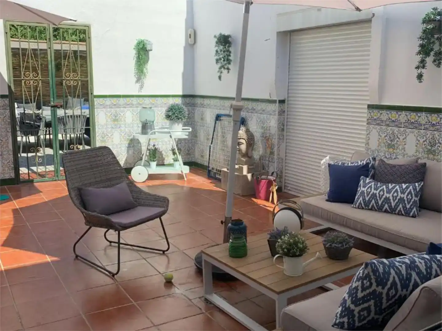 Terrassa de Casa o xalet en venda en Estepona amb Aire condicionat i Piscina