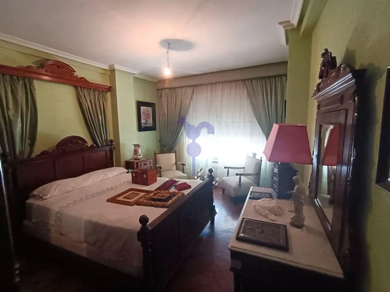 Schlafzimmer von Wohnung zum Verkauf in León Capital  mit Heizung, Parkett und Terrasse