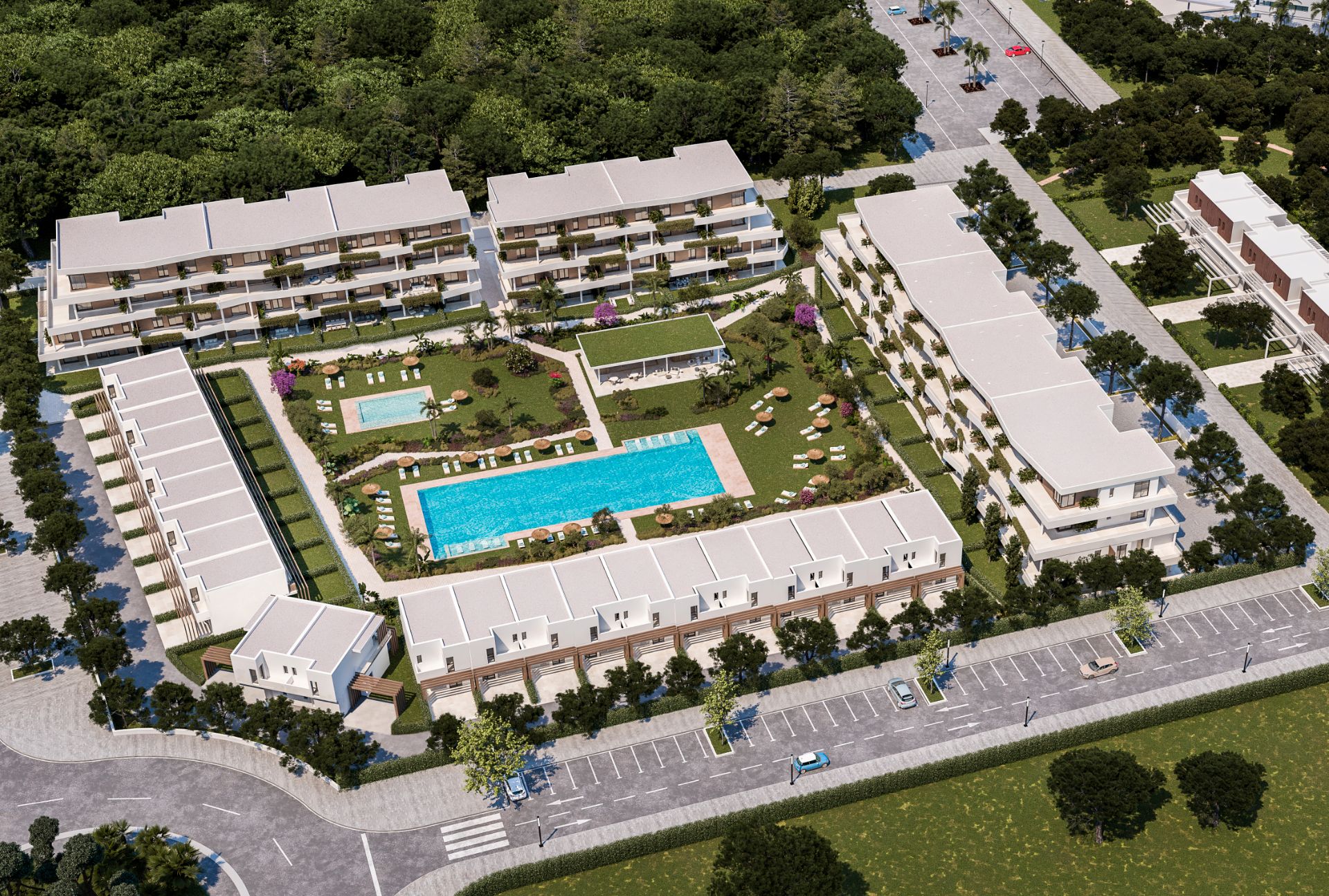 Vista exterior de Apartament en venda en El Rompido amb Terrassa, Traster i Piscina comunitària