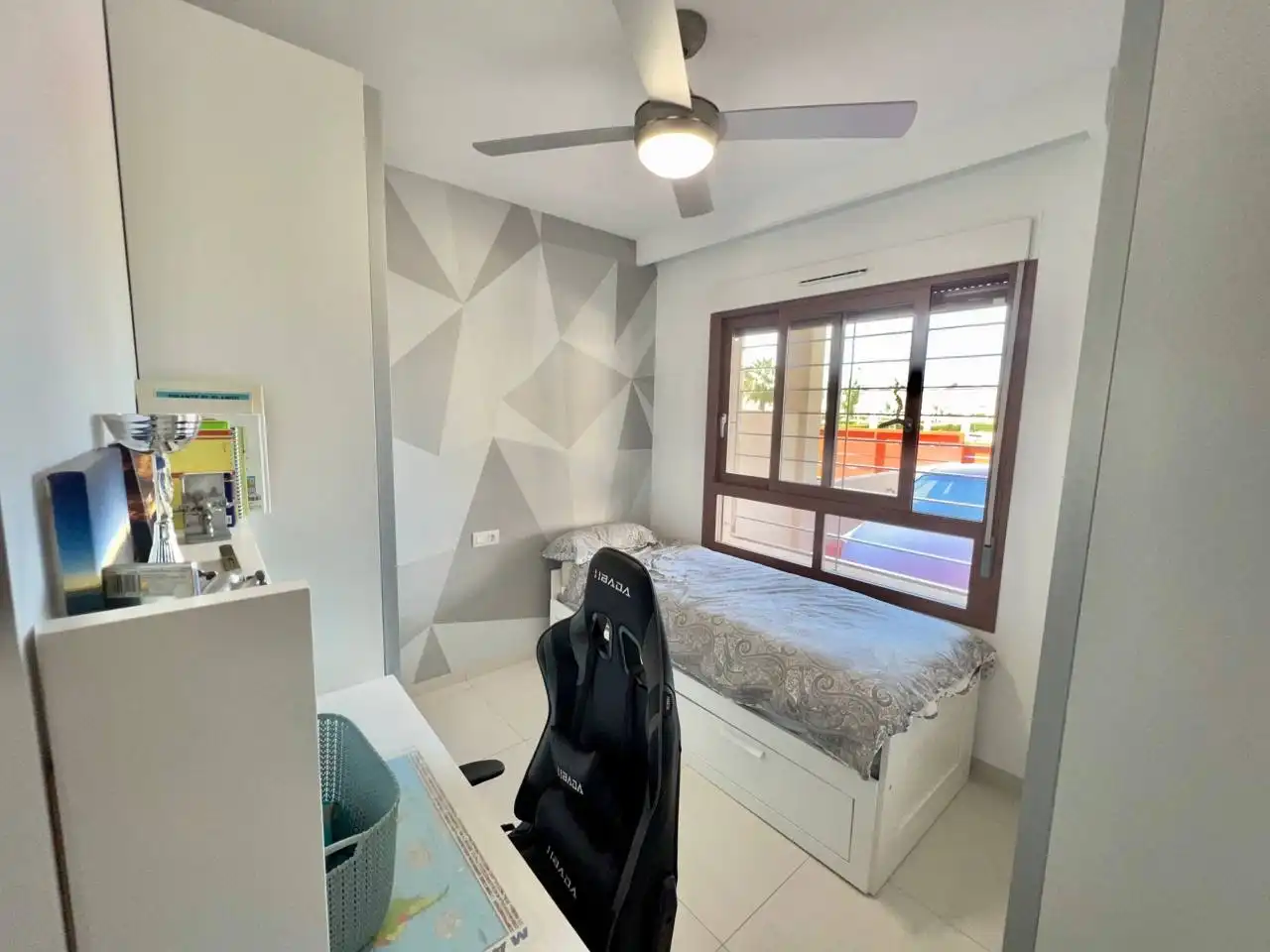 Balcony of Ground floor for rent in Pilar de la Horadada  with Air Conditioner, Heating and Private garden