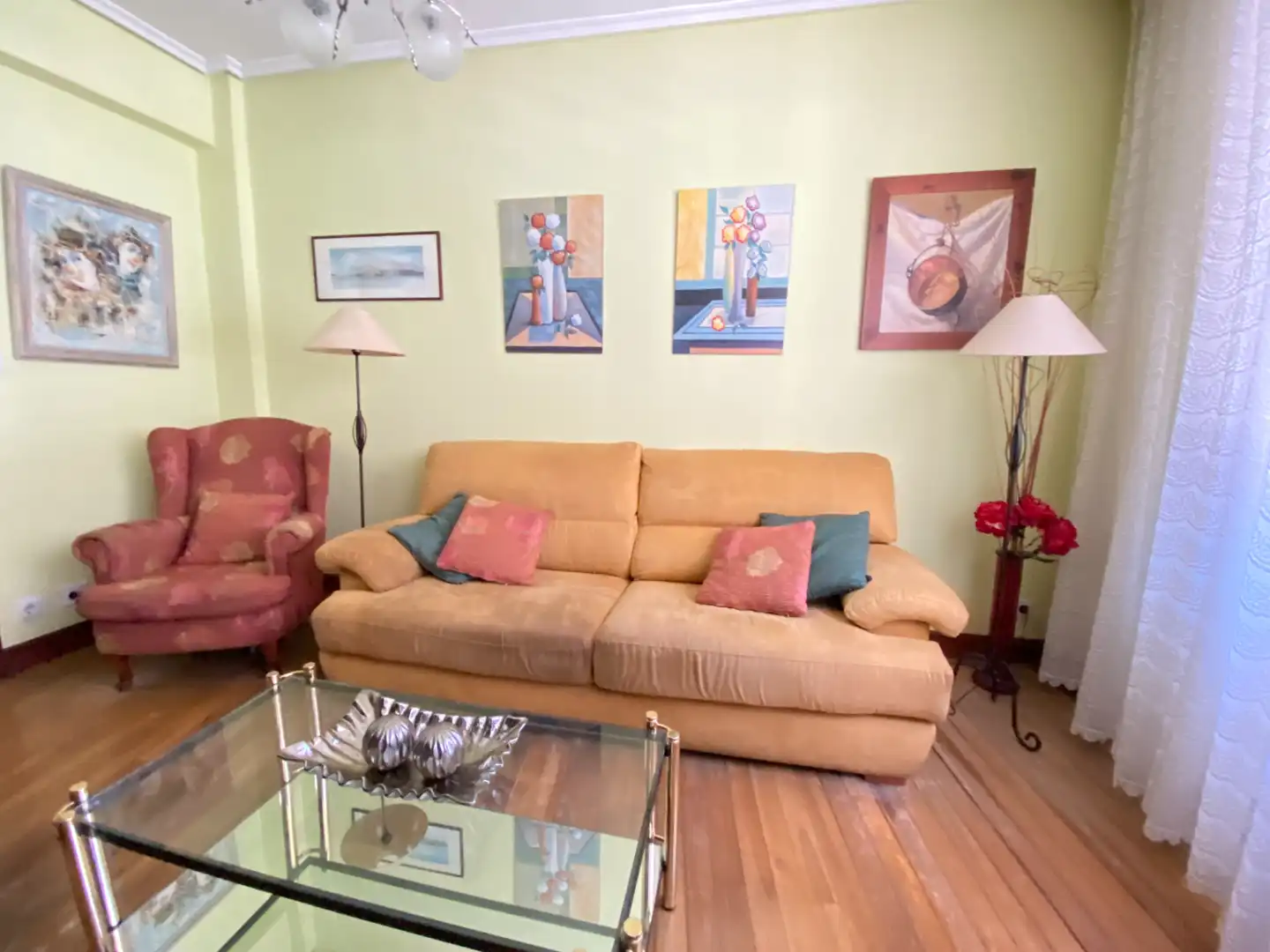 Sala de estar de Piso en venta en Bilbao  con Amueblado