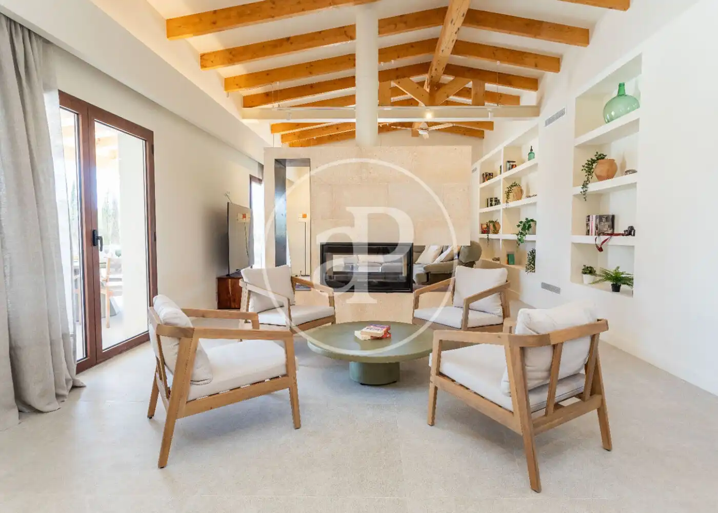 Living room of Houses for rent in Campos  with Air Conditioner, Heating and Private garden