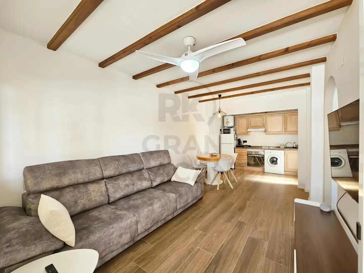 Sala d'estar de Àtic en venda en Santa Pola amb Aire condicionat, Calefacció i Moblat