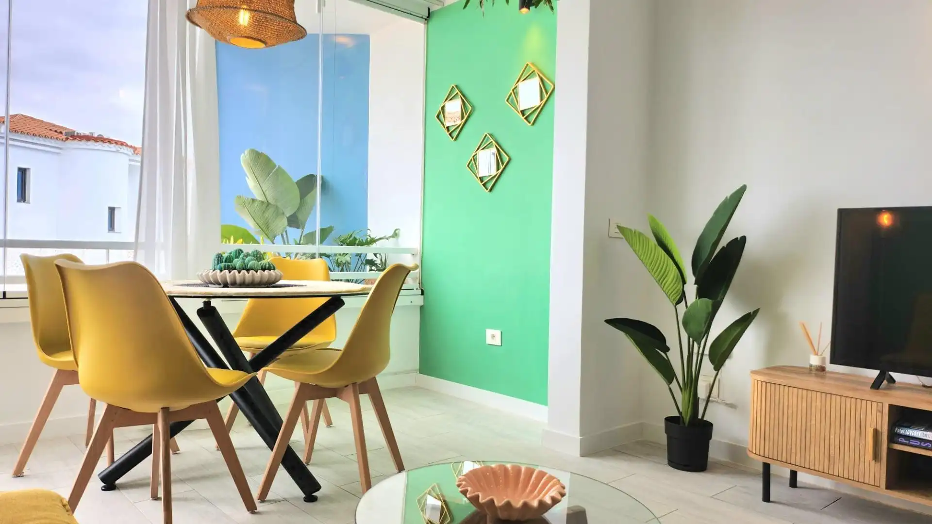 Esszimmer von Wohnungen zur Miete in San Miguel de Abona mit Klimaanlage, Möbliert und Balkon