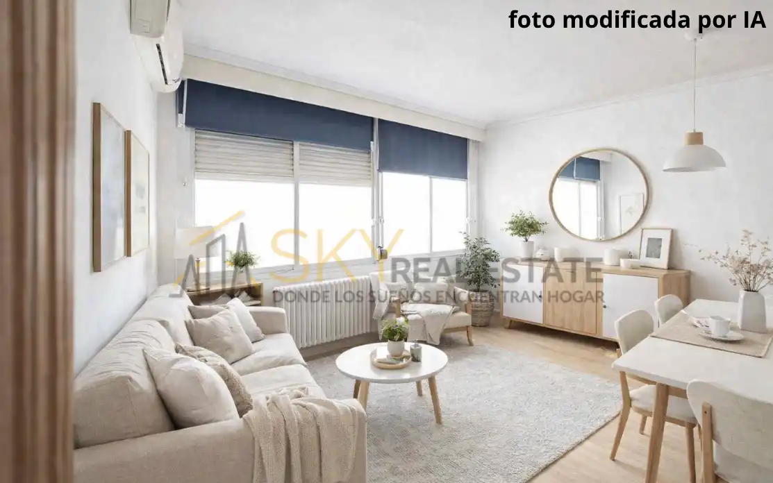 Sala de estar de Piso en venta en Madrid con Amueblado
