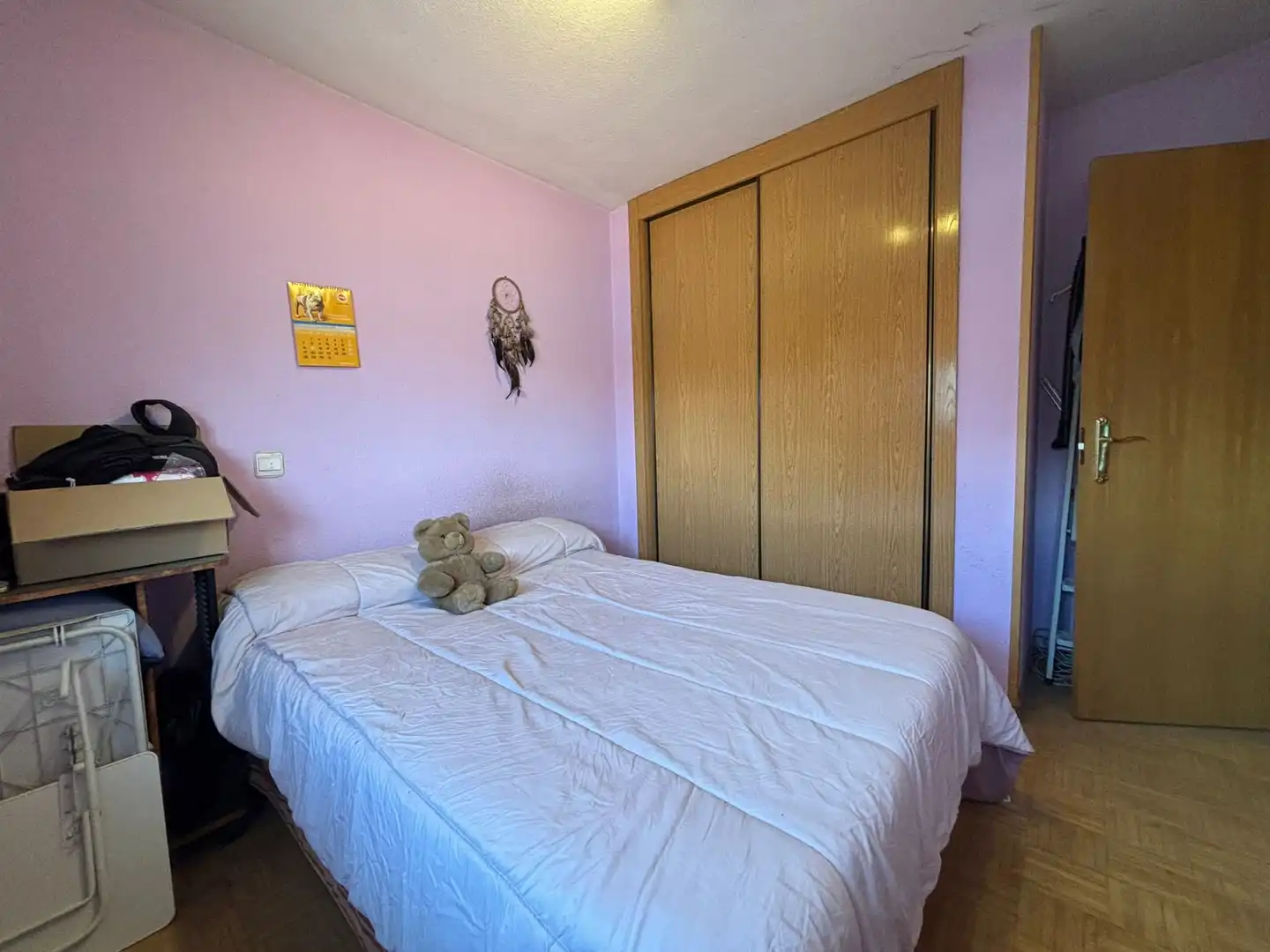 Dormitori de Casa adosada en venda en Rivas-Vaciamadrid amb Calefacció, Jardí privat i Parquet