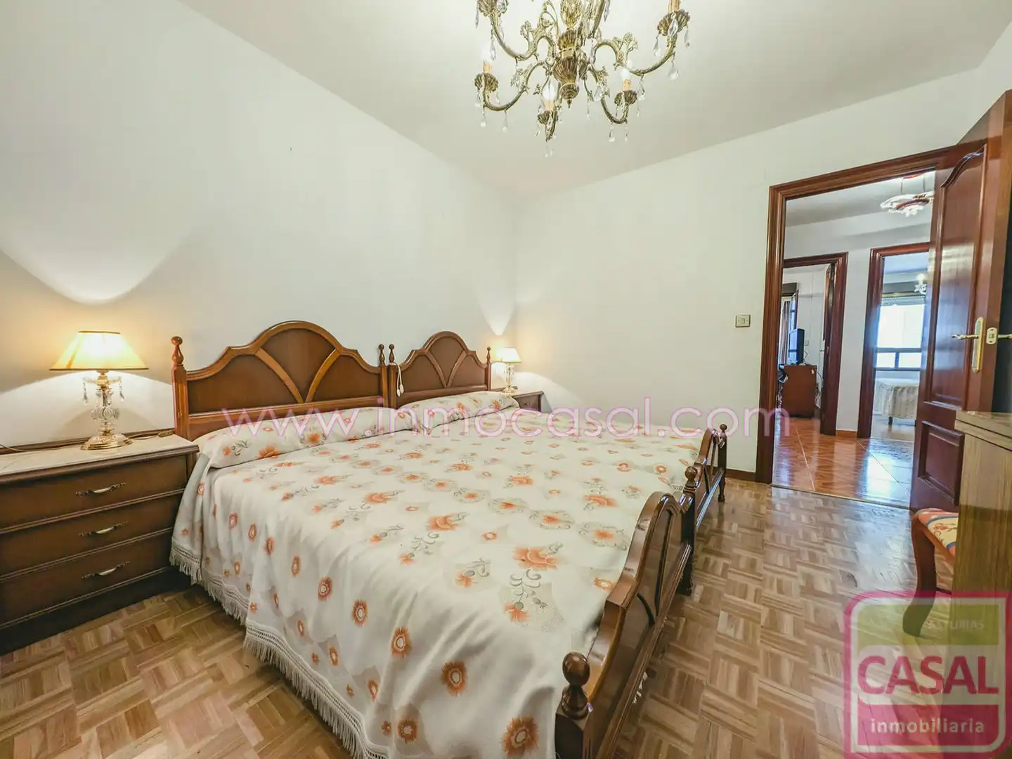 Bedroom of Flat for sale in Langreo  with Heating, Terrace and Storage room