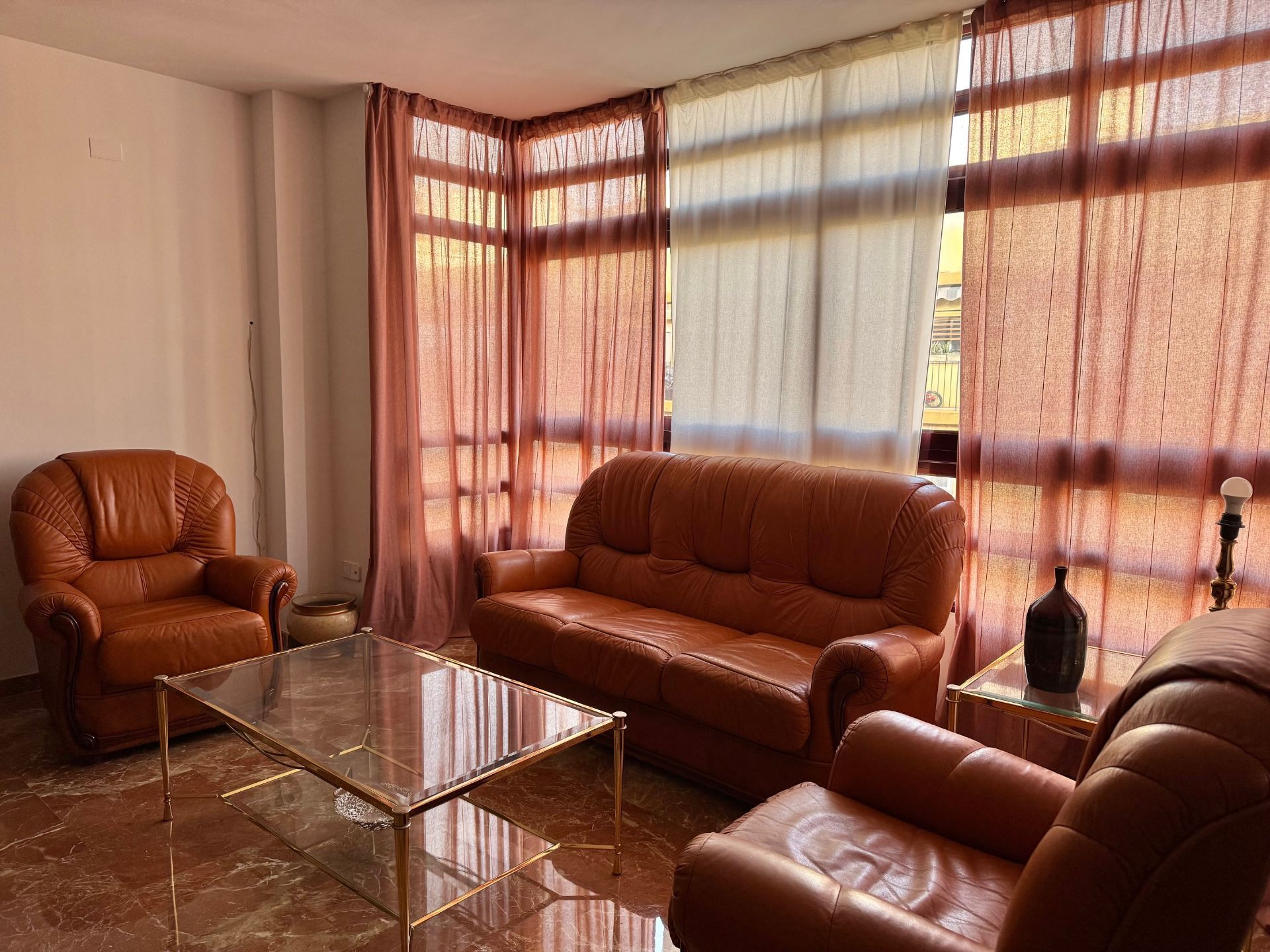 Living room of Flat to rent in  Valencia Capital  with Air Conditioner, Heating and Furnished