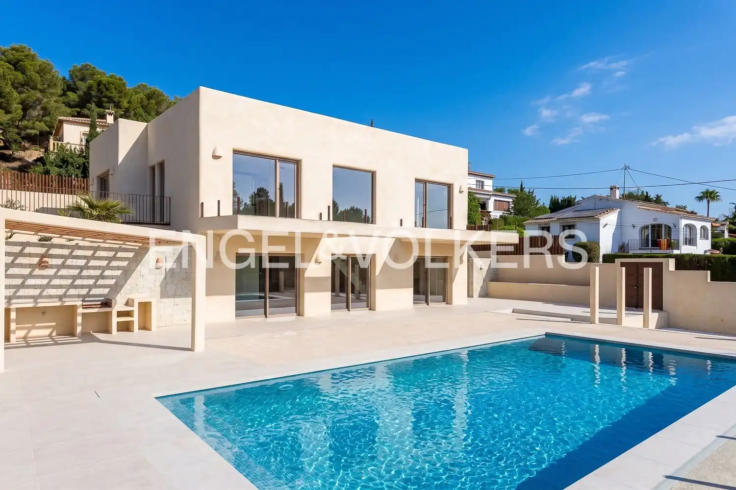 Exterior view of Houses for sale in Jávea / Xàbia  with Air Conditioner, Heating and Private garden