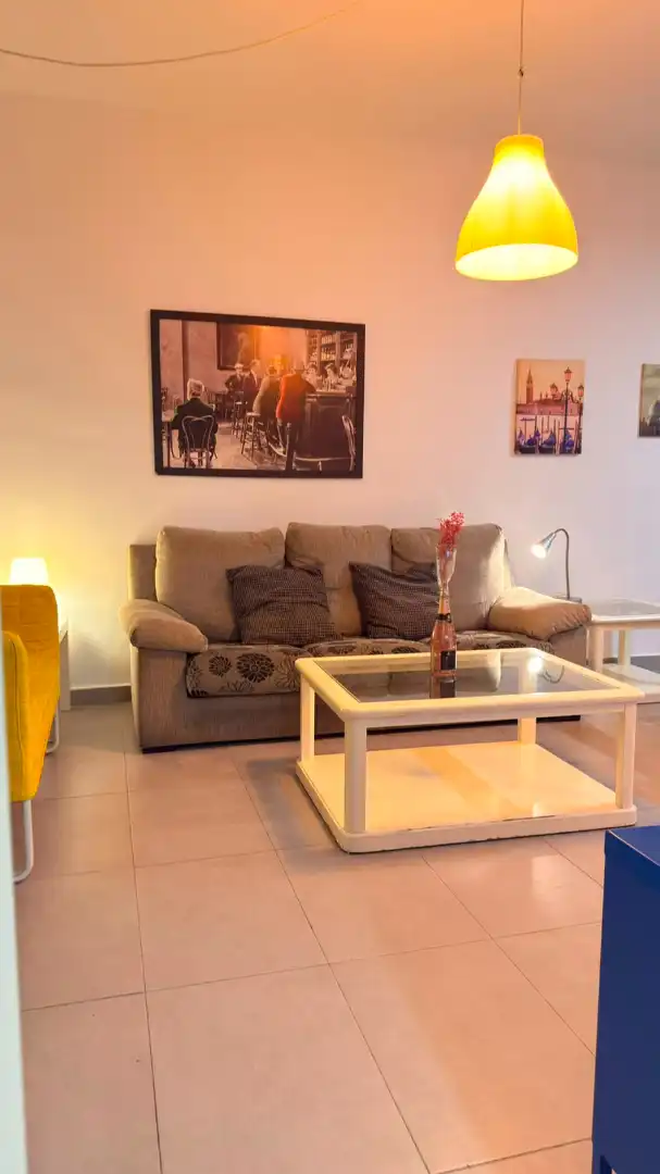 Living room of Apartments for rent in Granada  with Air Conditioner, Furnished and Washing machine