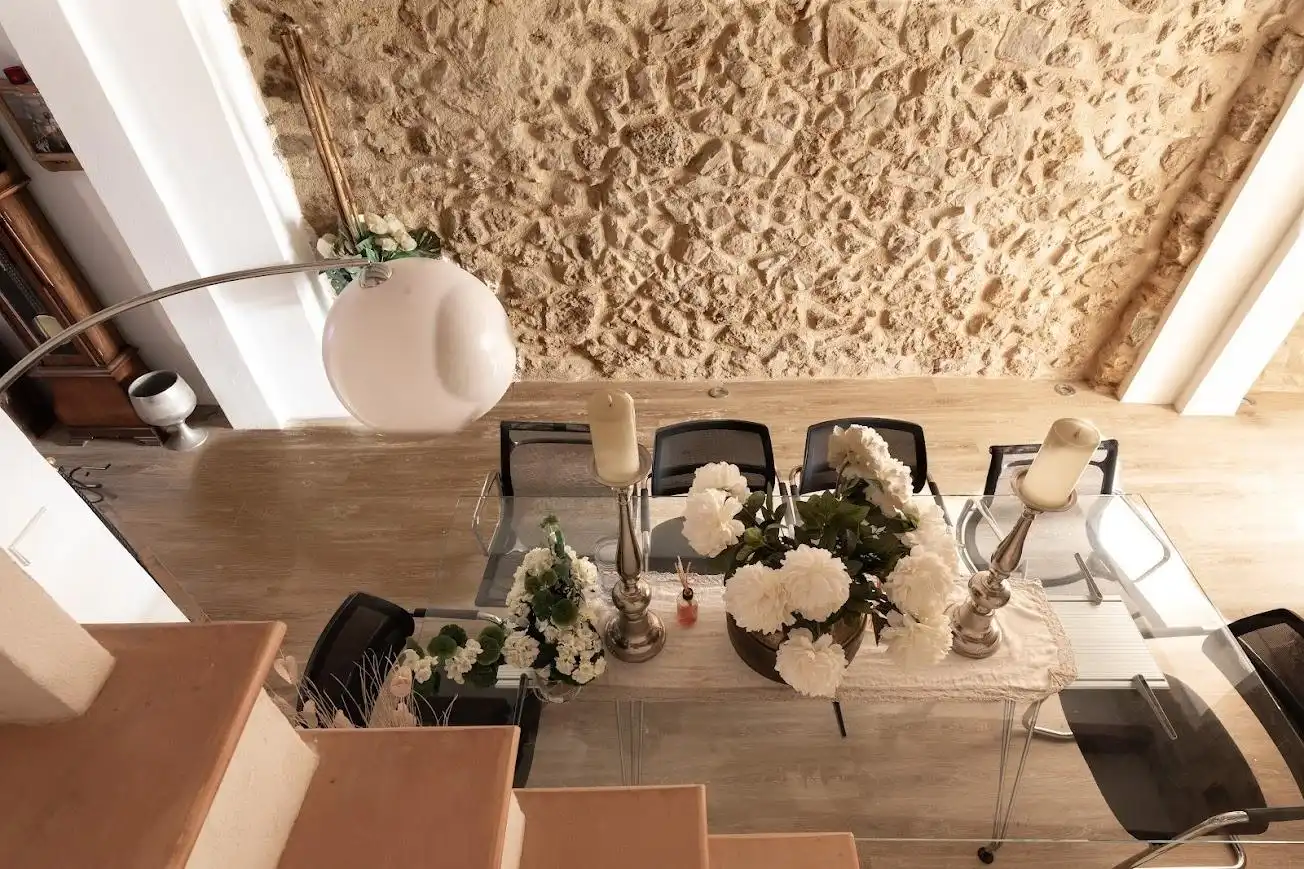 Dining room of Houses for sale in Sant Joan  with Air Conditioner, Heating and Private garden