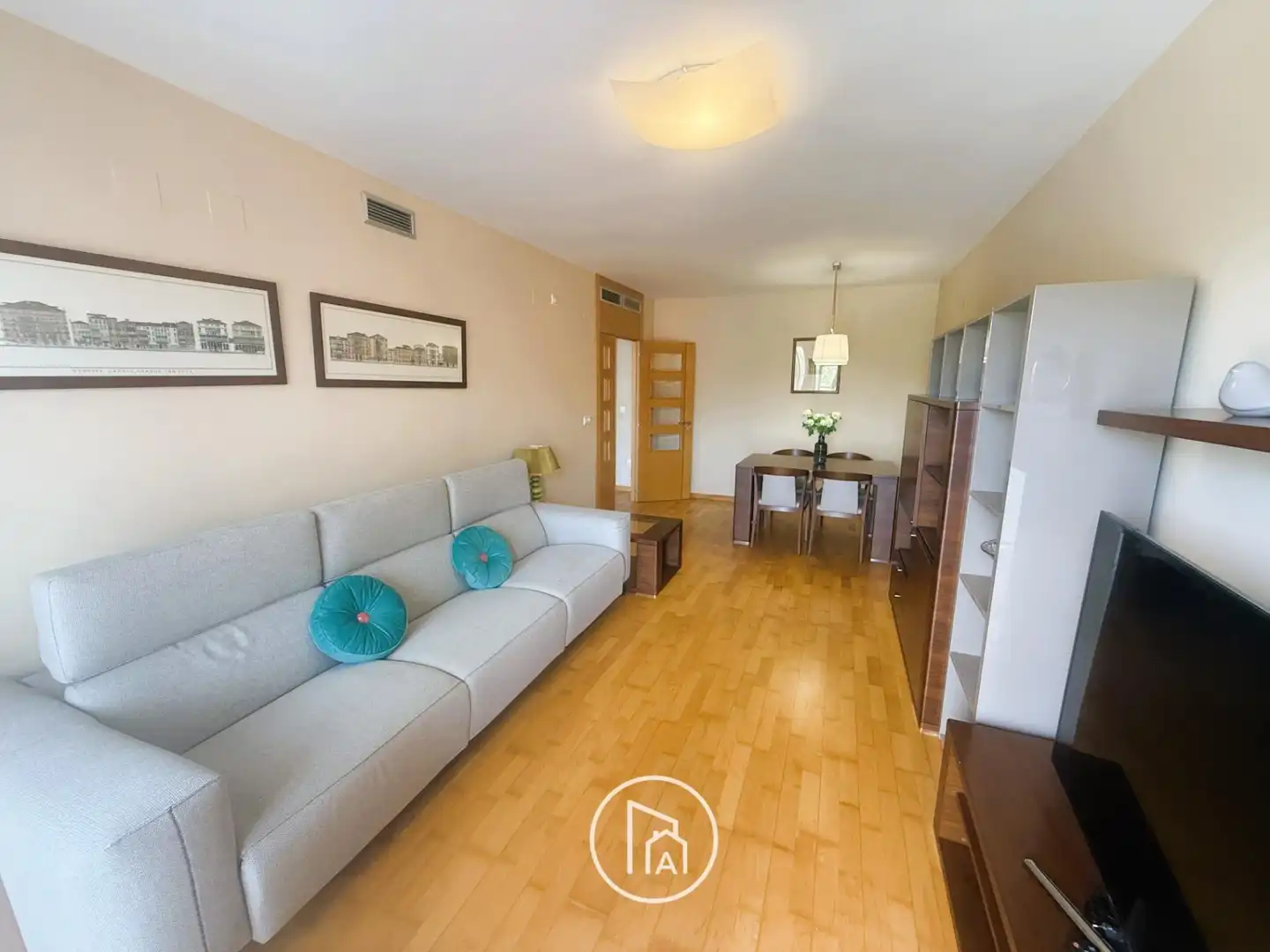 Living room of Flat for sale in Paterna  with Parquet flooring