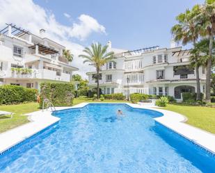 Exterior view of Attic for sale in Marbella  with Air Conditioner, Terrace and Swimming Pool