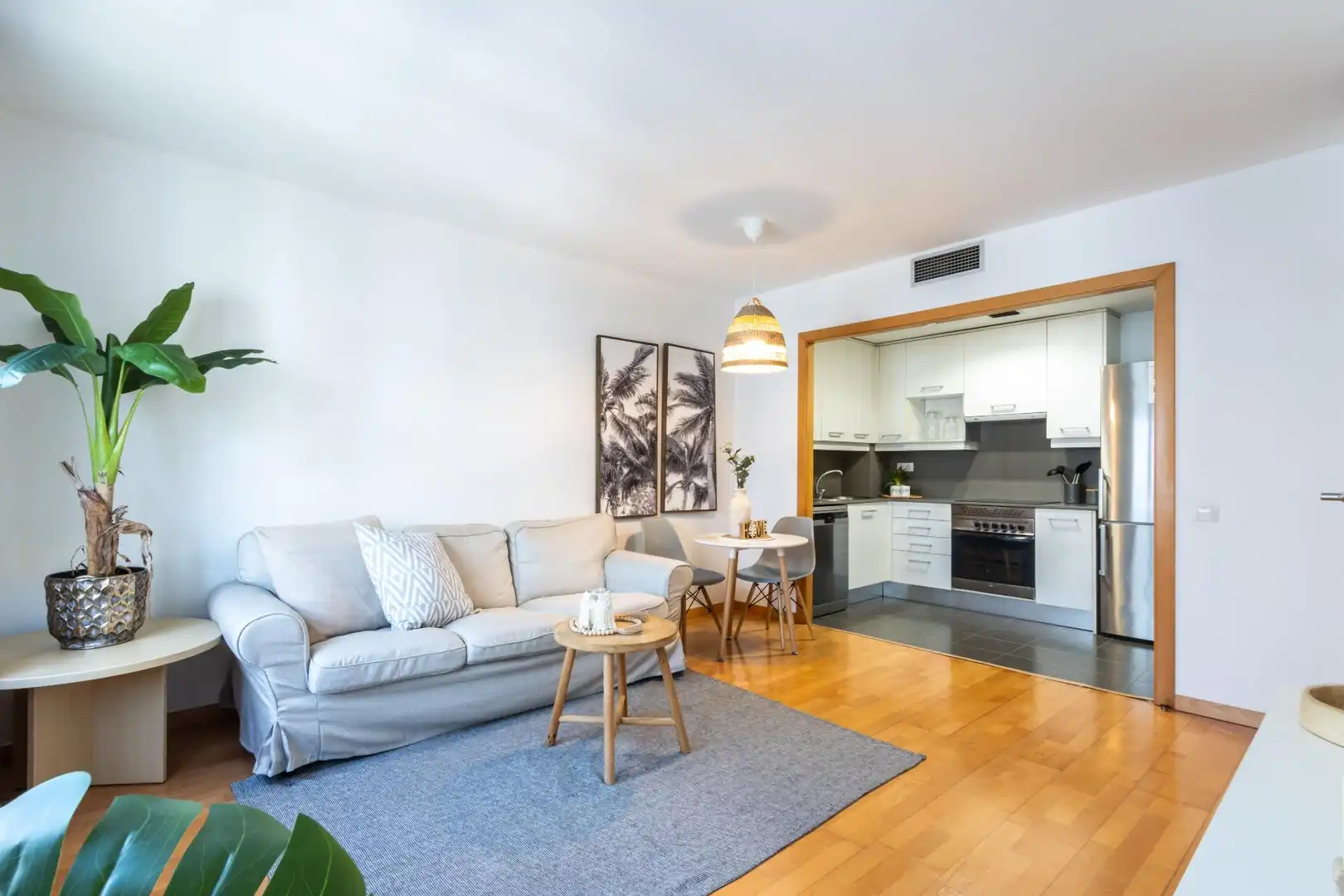 Sala de estar de Piso en venta en Sabadell con Aire acondicionado, Calefacción y Parquet